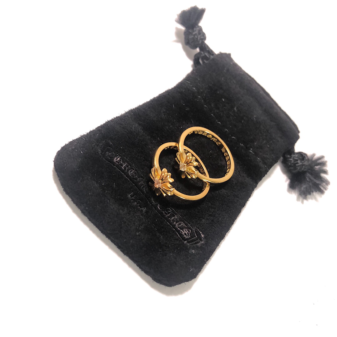 Chrome Hearts 新品上架Chrome hearts 克罗心十字架单钻戒指