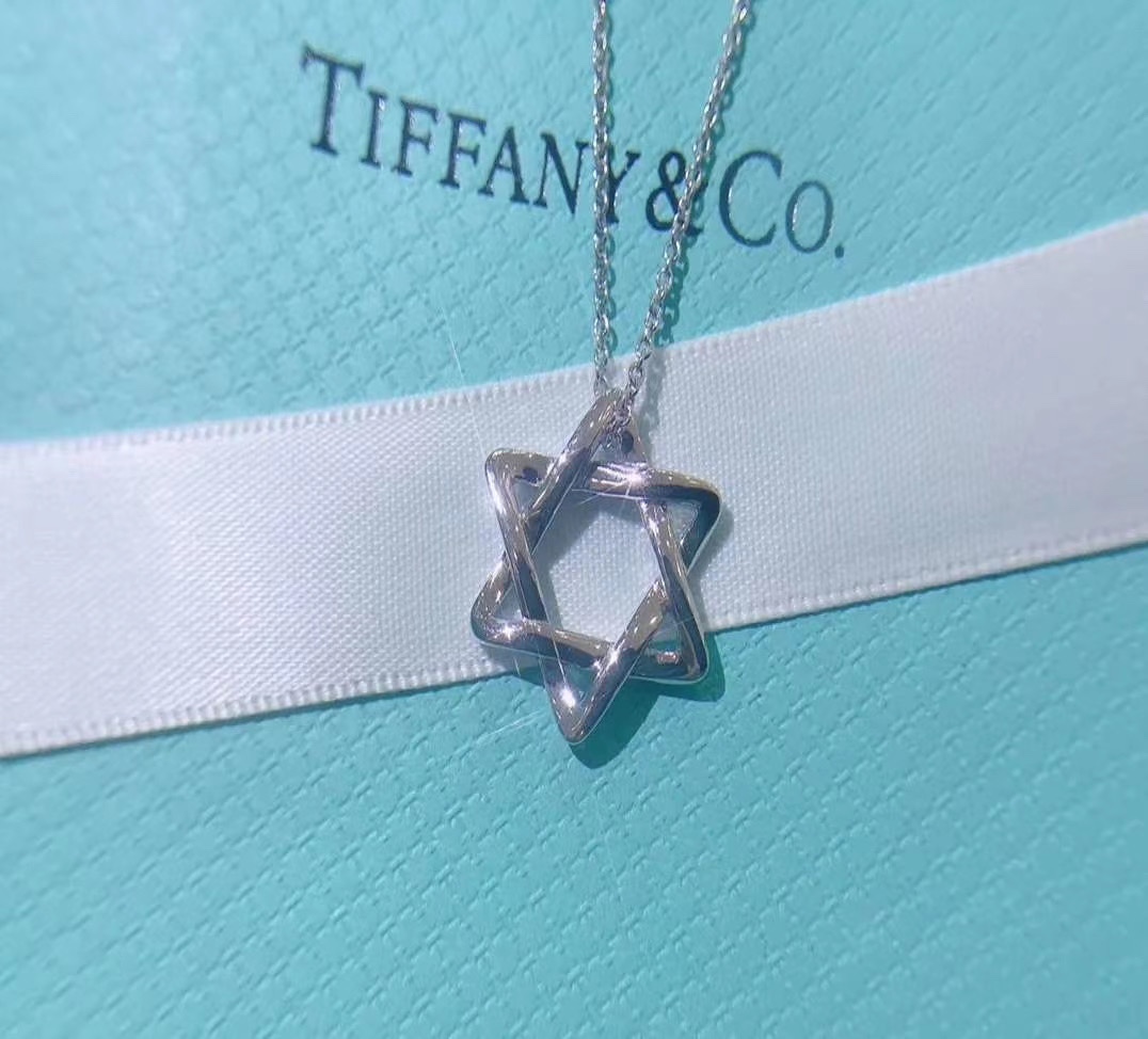 Tiffany & Co. Tiff*ny&Co. 六芒星 纯银 锁骨项链