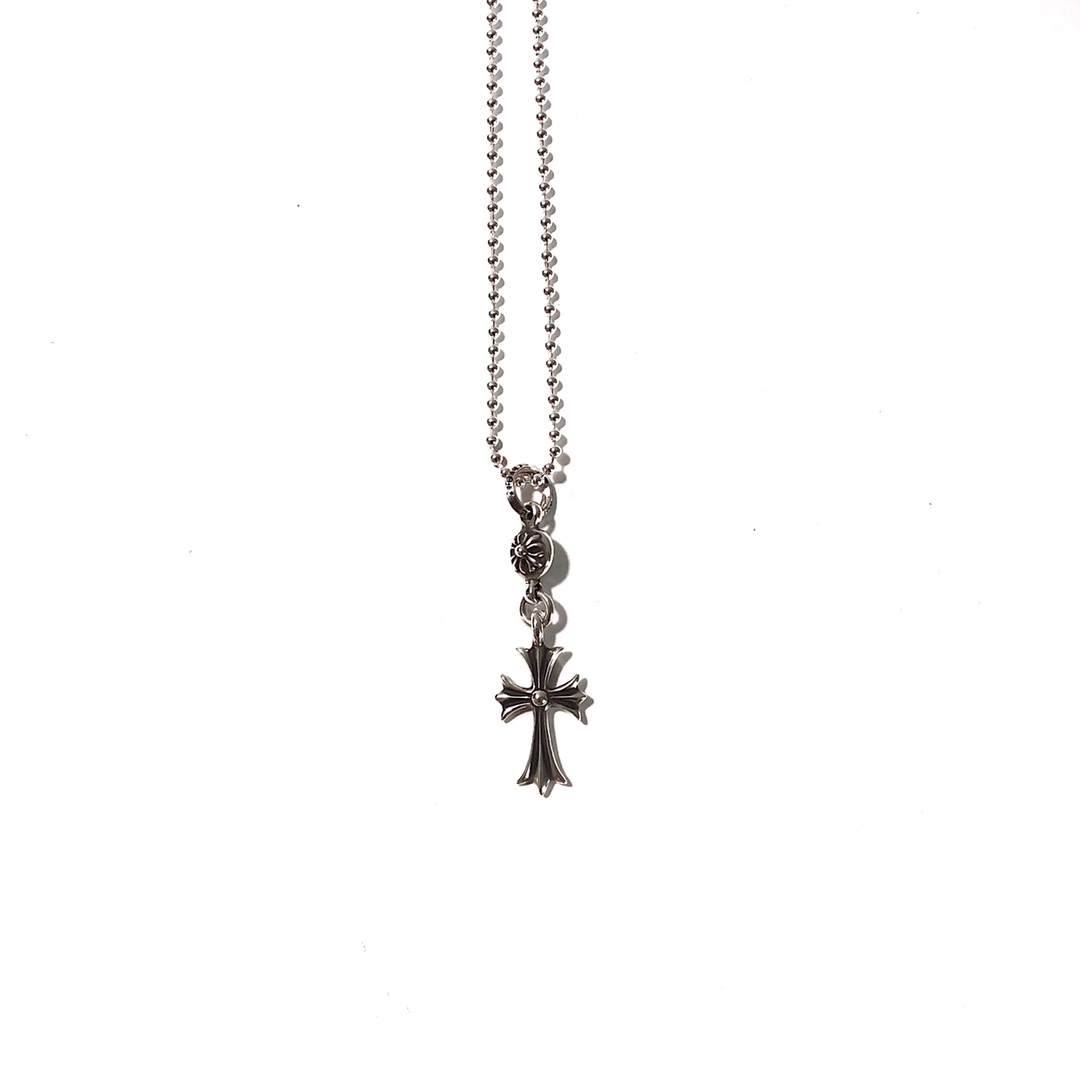 Chrome Hearts 𝗖𝗵𝗿𝗼𝗺𝗲 𝗛𝗲𝗮𝗿𝘁𝘀克罗心 十字吊珠链