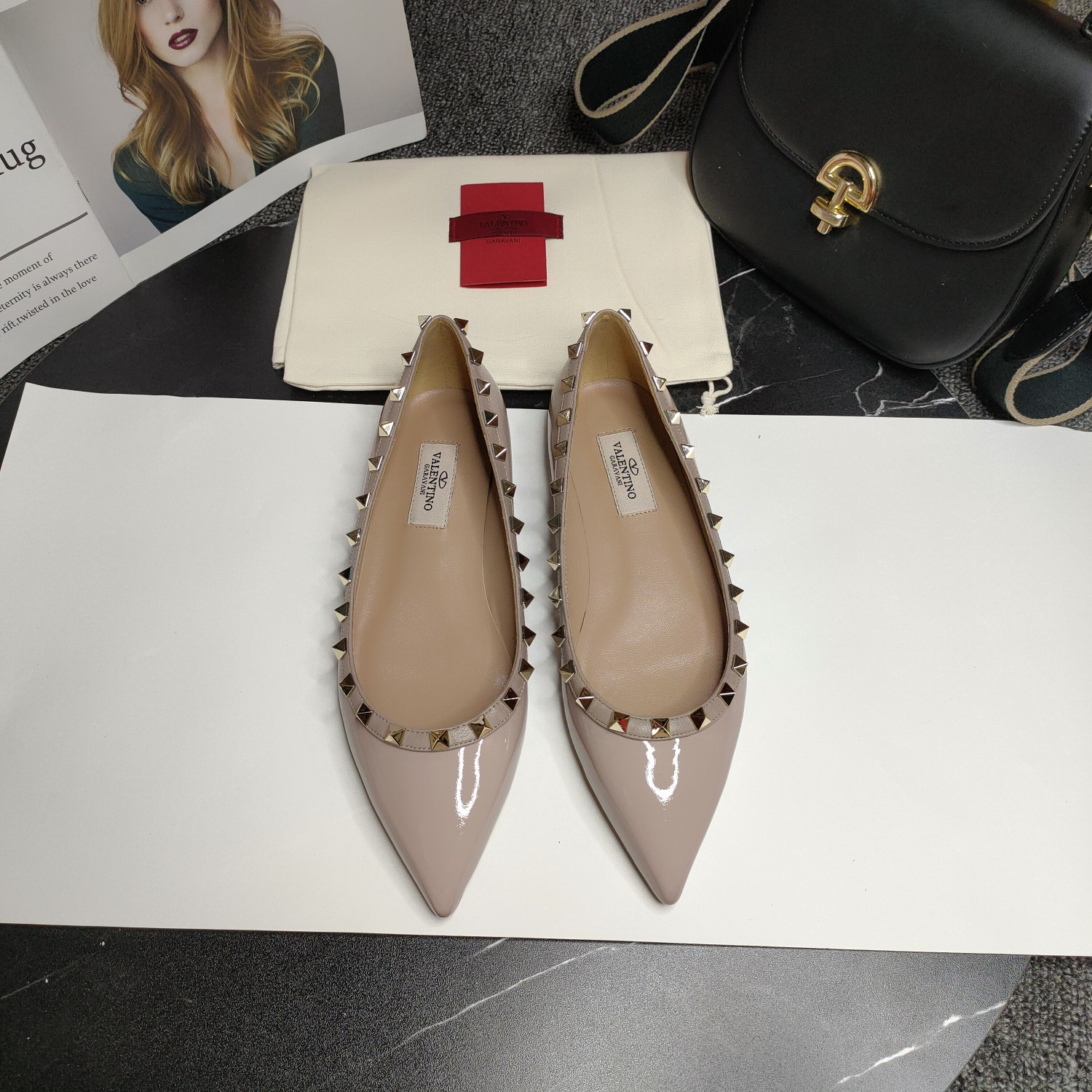 Fashionable High-End Flat Shoes by Valentin and Warren, Sizes 34-42, Elegant Colors - 图片 1