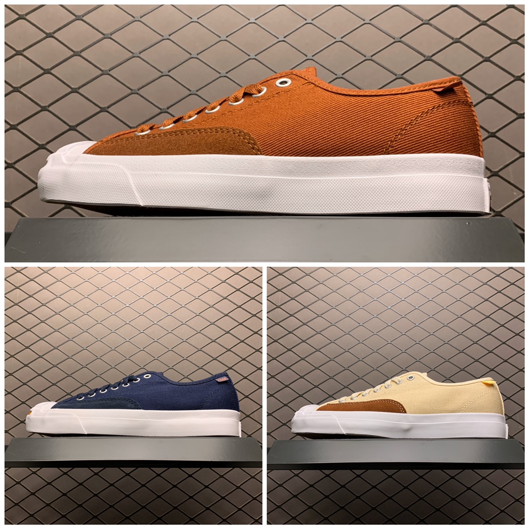 150 Converse 匡威 Jack Purcell  开口笑低帮休闲帆布鞋