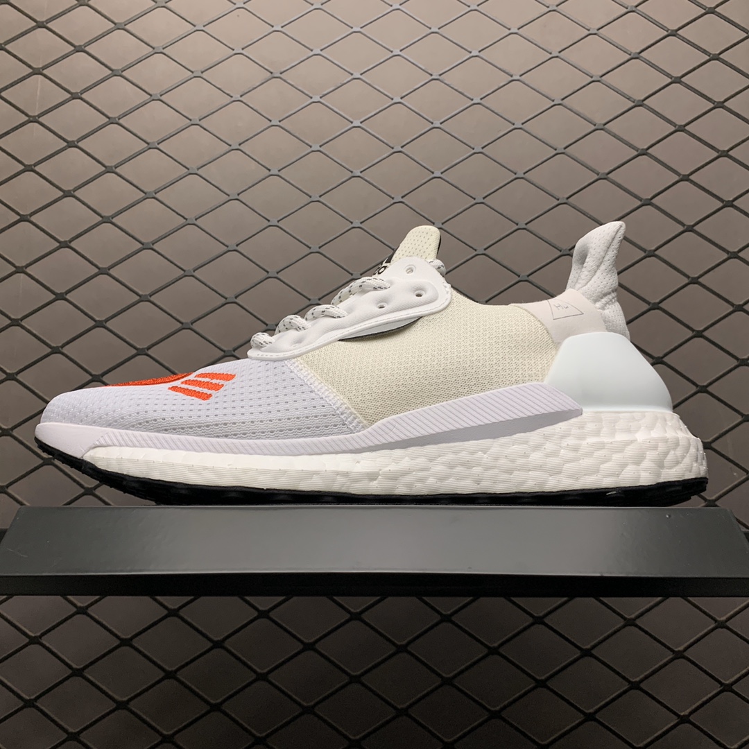 200 Pharrell x Adidas 阿迪达斯 Solarhu Pro 菲董联名超轻透气缓震跑步鞋 EG1837