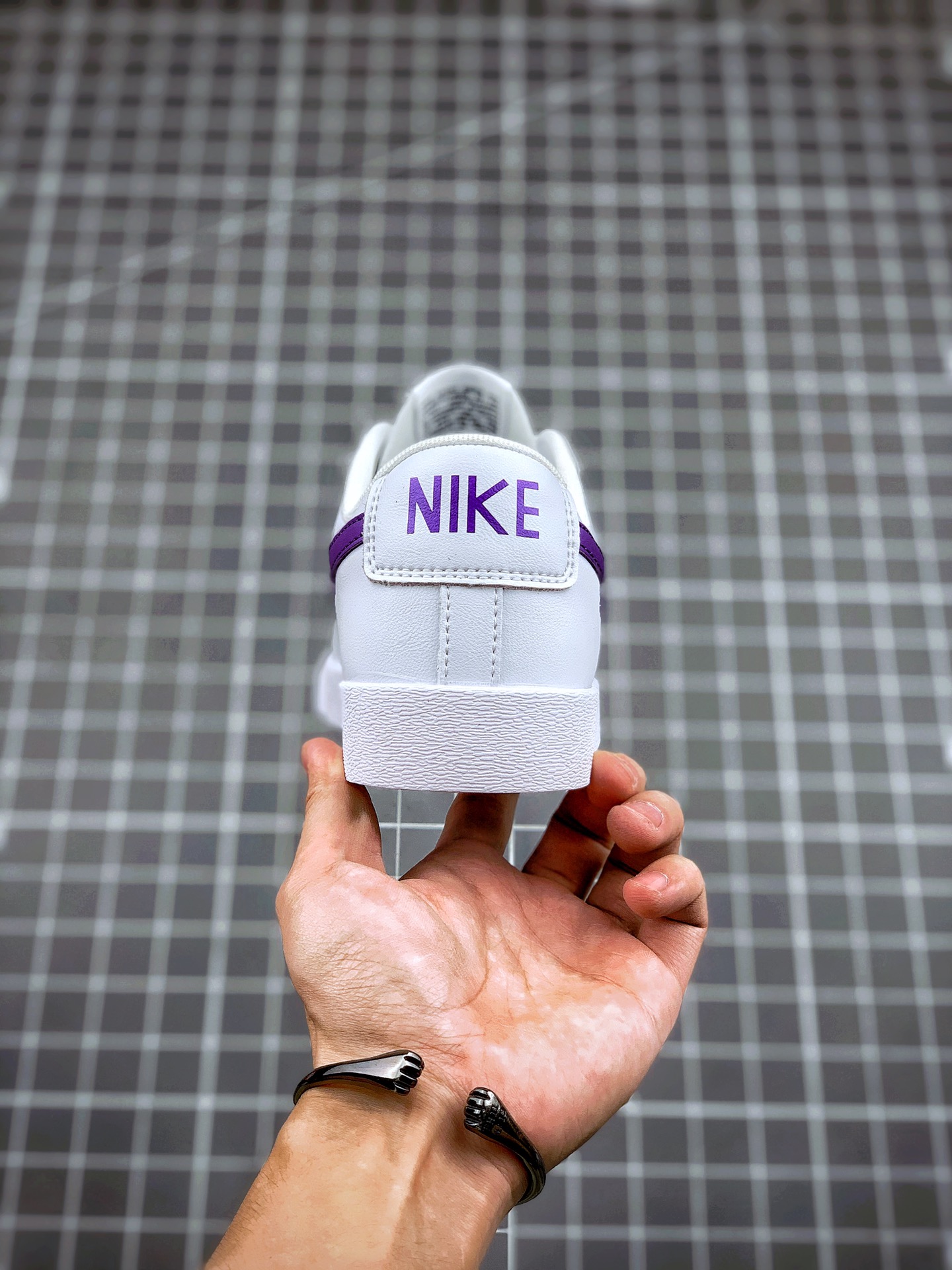 140 Nike Blazer Retro 白紫复古 经典百搭低帮开拓者休闲运动板鞋