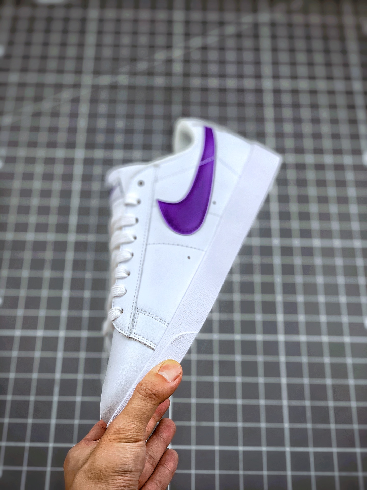 140 Nike Blazer Retro 白紫复古 经典百搭低帮开拓者休闲运动板鞋