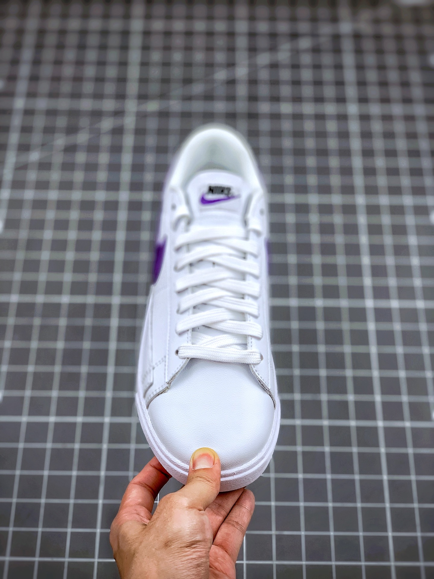 140 Nike Blazer Retro 白紫复古 经典百搭低帮开拓者休闲运动板鞋