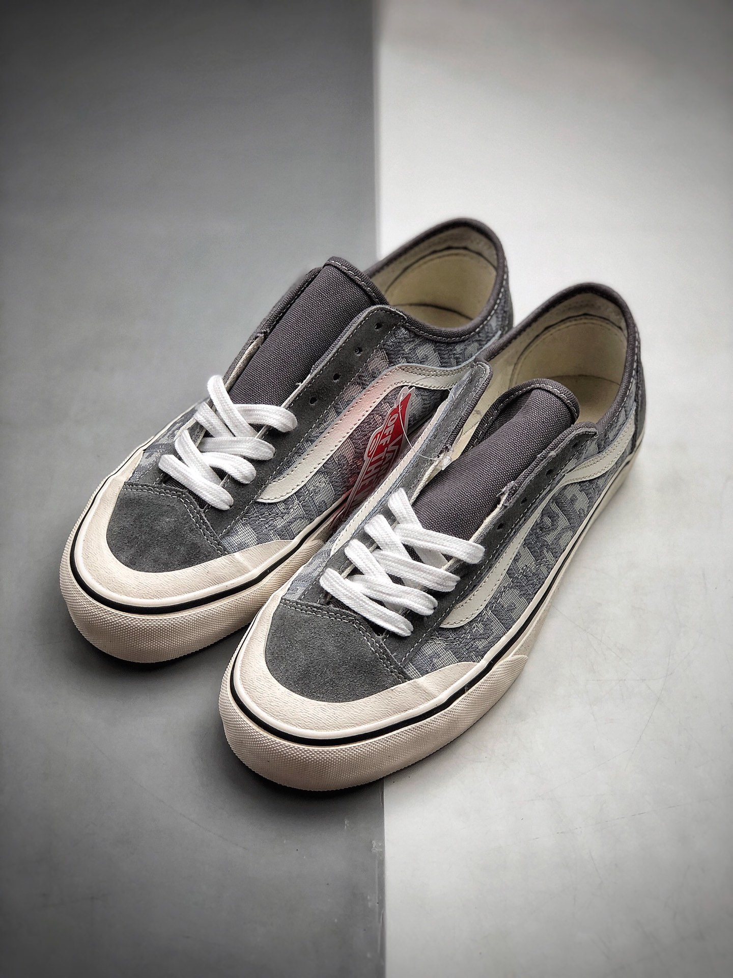 160  Dior迪奥 x Vans Style 36 Decon SF”Christian Dior”鲜美系列帆布半月包头硫化板鞋