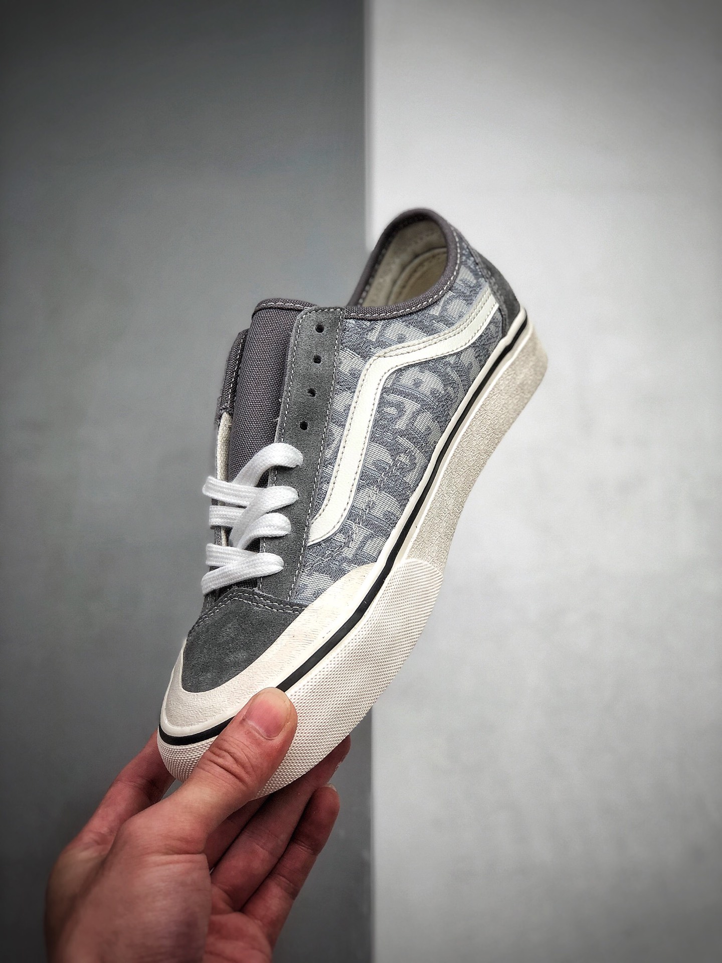 160  Dior迪奥 x Vans Style 36 Decon SF”Christian Dior”鲜美系列帆布半月包头硫化板鞋