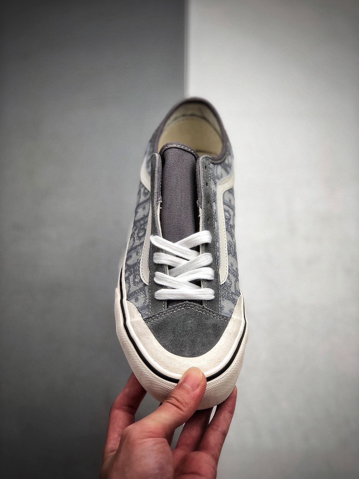 160  Dior迪奥 x Vans Style 36 Decon SF”Christian Dior”鲜美系列帆布半月包头硫化板鞋