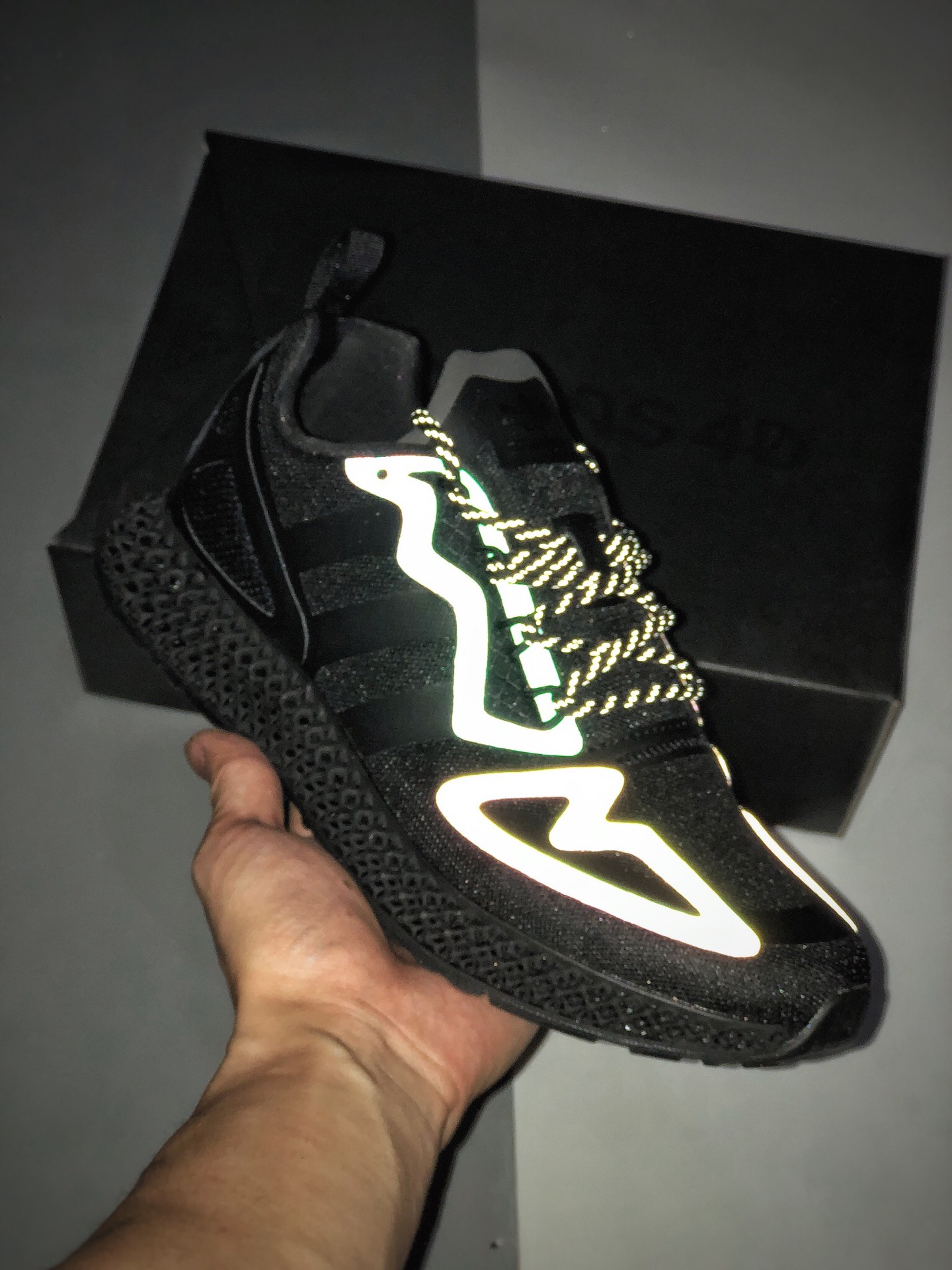 290 Adidas 阿迪达斯 ZX 2K 4D打印 科技高端跑步鞋  货号：FV9029