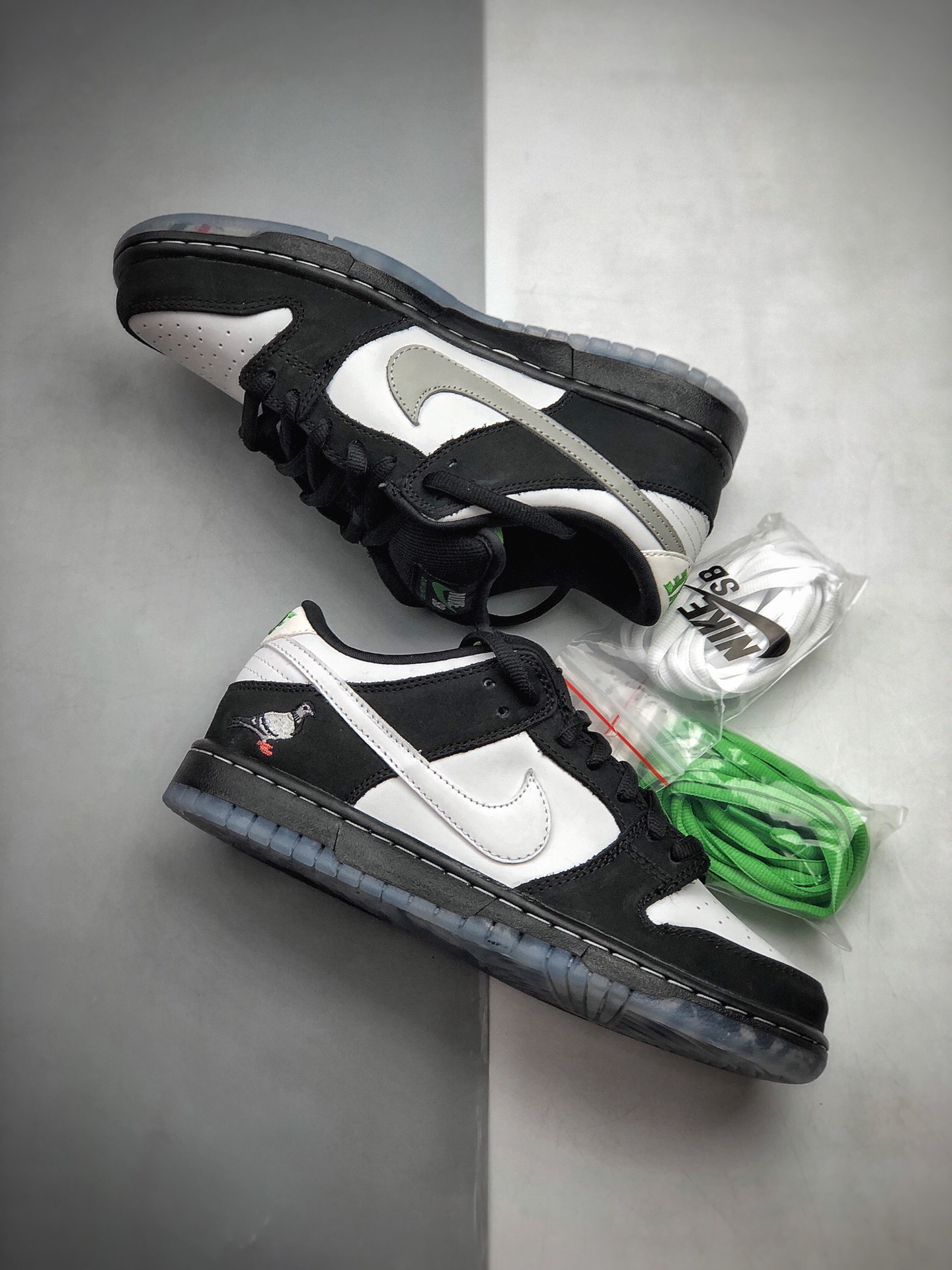 460 Jeff Staple x Nike SB Dunk Low ”Pigeon”扣篮系列低帮经典百搭休闲运动板鞋“黑白熊猫鸽子”BV1310-013