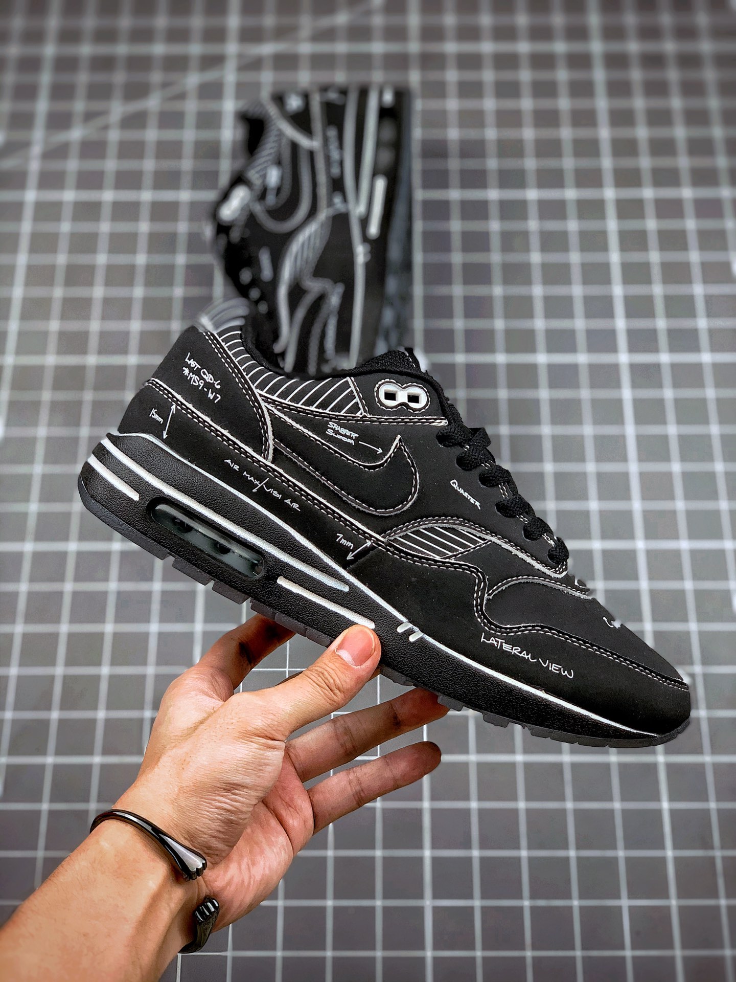 200 Max1 Atmos x Air Max 1 Animal Pack 3.0  联名手稿复古气垫 CJ4286-001