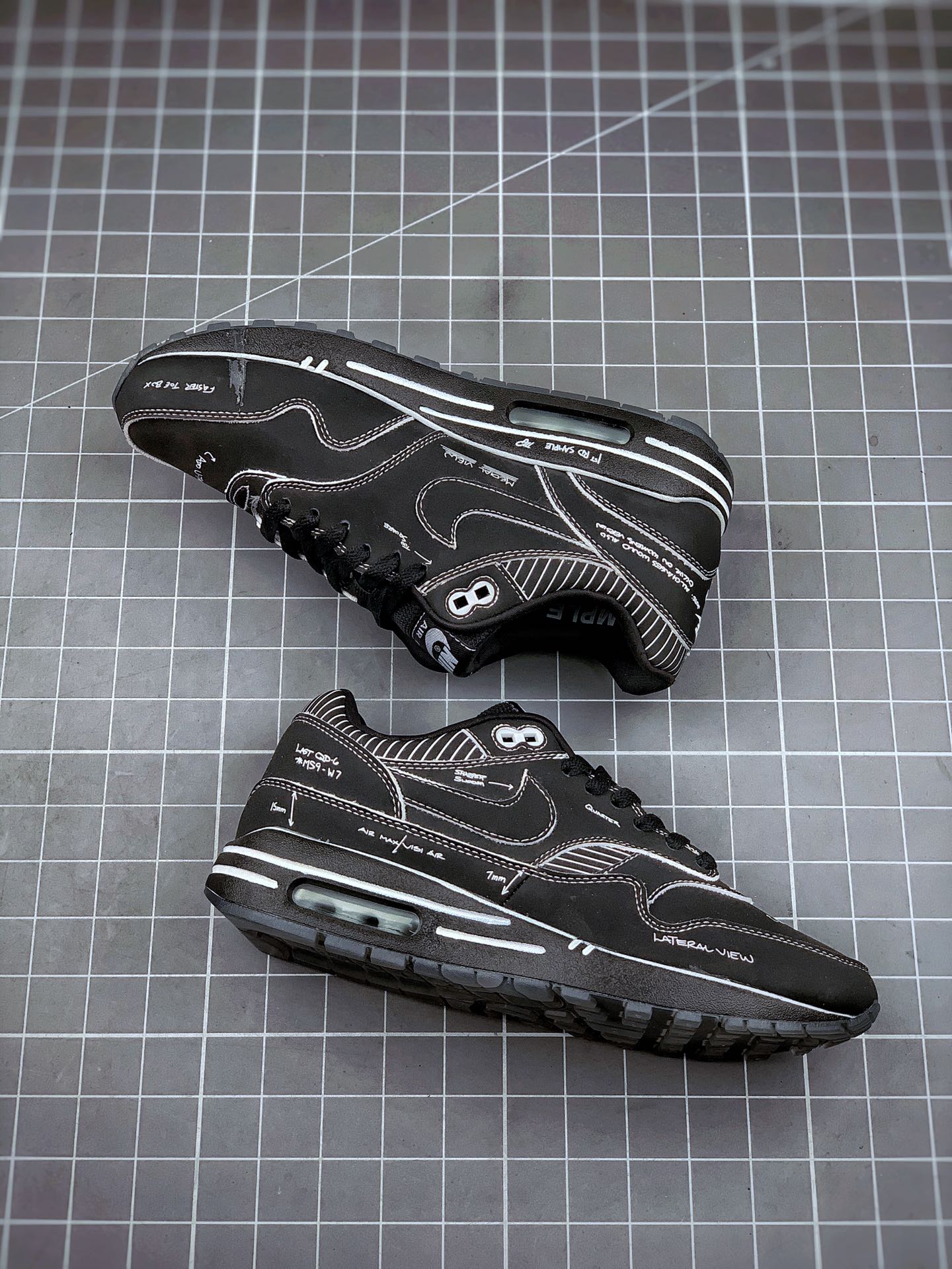 200 Max1 Atmos x Air Max 1 Animal Pack 3.0  联名手稿复古气垫 CJ4286-001