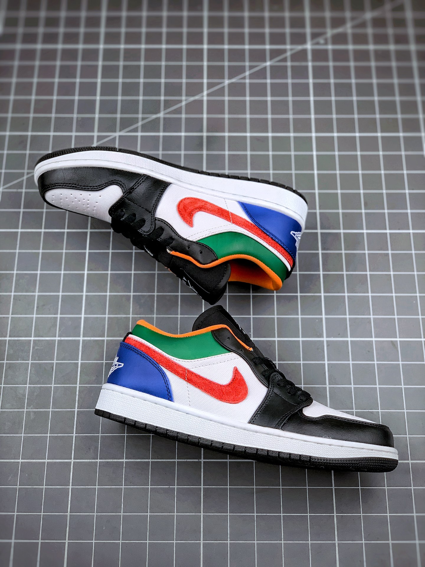 200 Air Jordan 1 Low 彩色拼接 乔1 低帮休闲板鞋 CZ4776-101