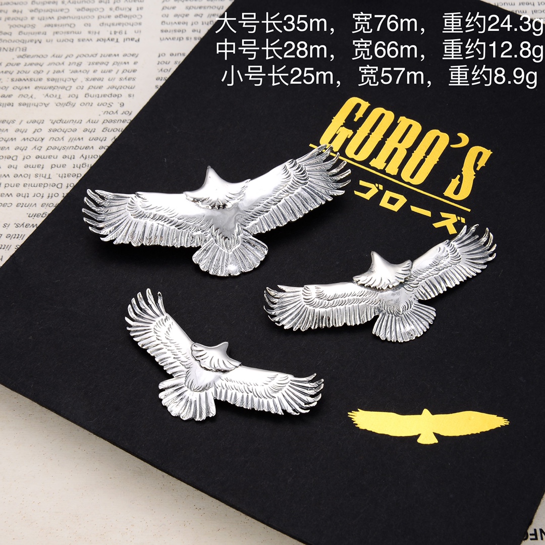 NO:100982,Goro Takahashi Eagle series, single wear, chain look good, same style for men and women, monochrome, color separation, order notes, Takahashi single piece19860909高桥吾郎 老鹰系列,单戴,配链都好看,男女同款,单色,分色,下单备注,高桥单件,Jewelry