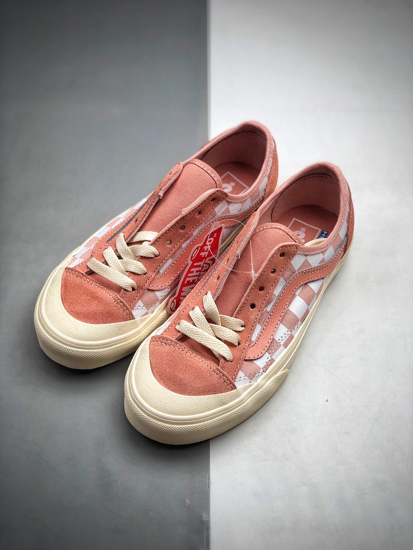 150  Vans Style 36 Cecon SF 小红书爆款橘粉棋盘格