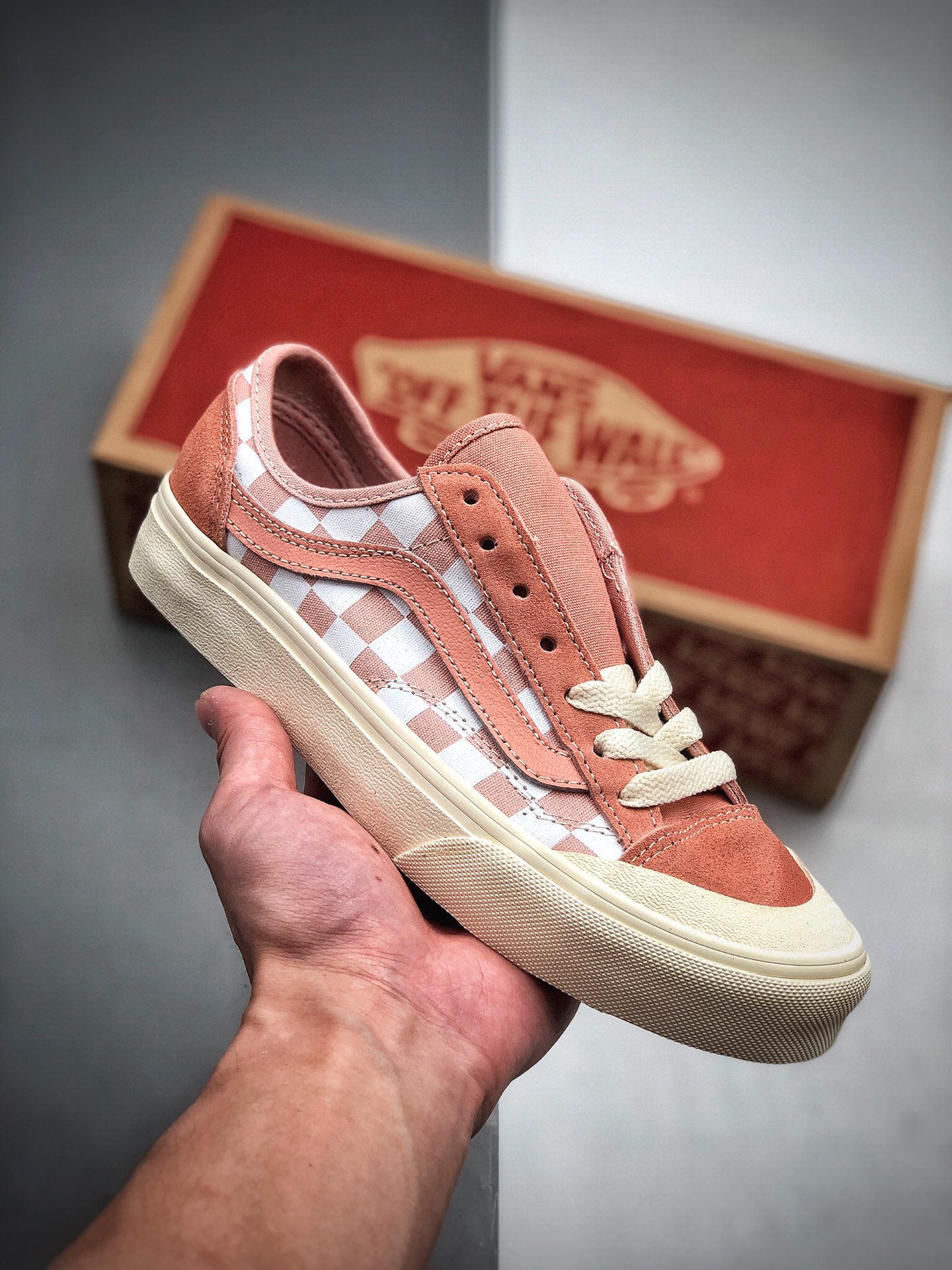 150  Vans Style 36 Cecon SF 小红书爆款橘粉棋盘格