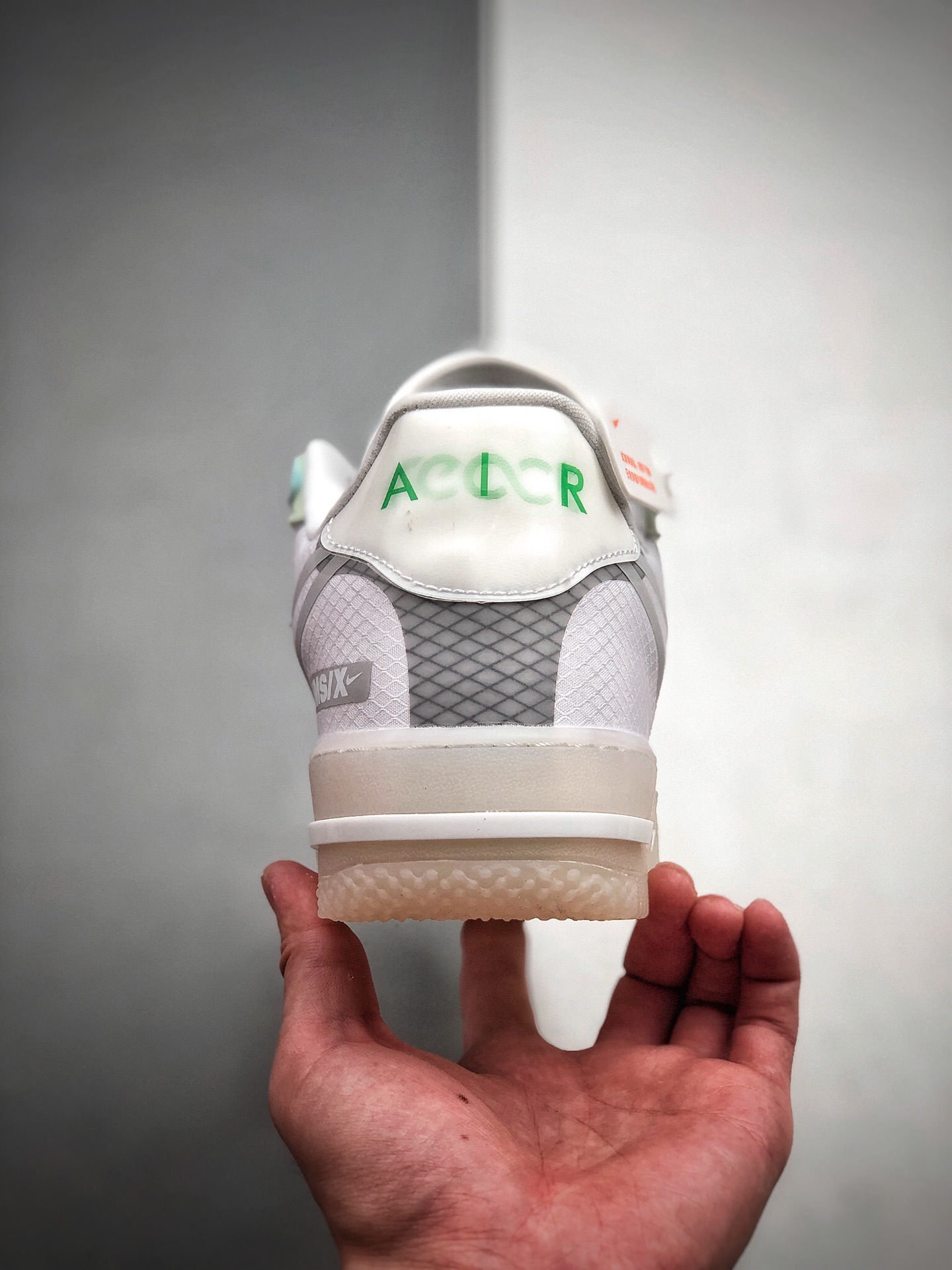 250 公司级 Nike Air Force 1 React D/MS/X”White/Light/Sail-Rush Ice” 薄荷夜绿 空军一号新型瑞亚轻量低帮百搭板鞋CQ8879-111