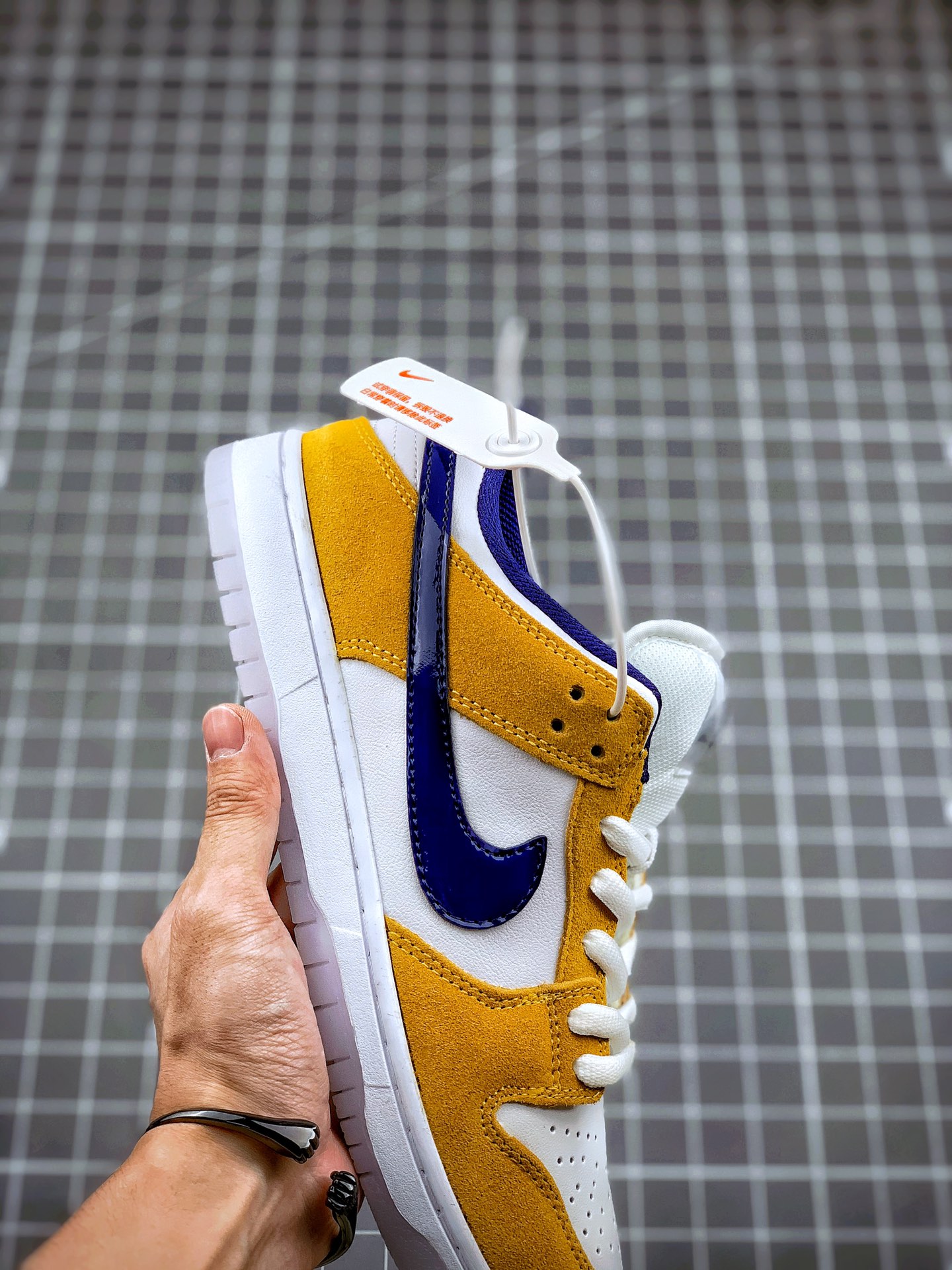 250 Nike SB Dunk Low Laser Orange 湖人紫金配色 大厂公司级出品 货号：BQ6817-800