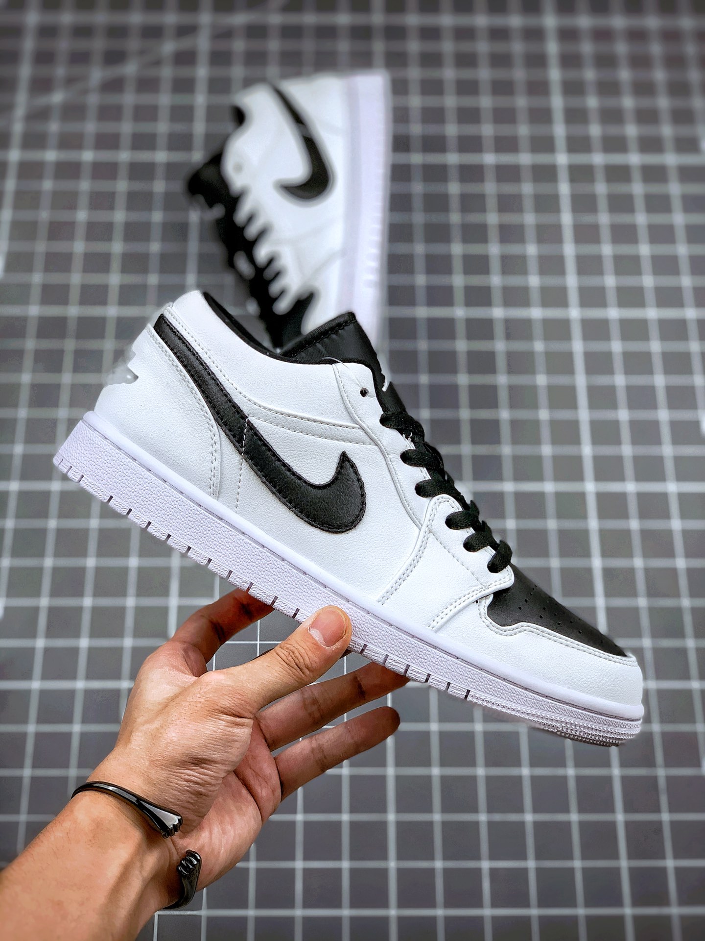 200  Air Jordan 1 Low 黑白熊猫 AJ1乔1低帮休闲板鞋