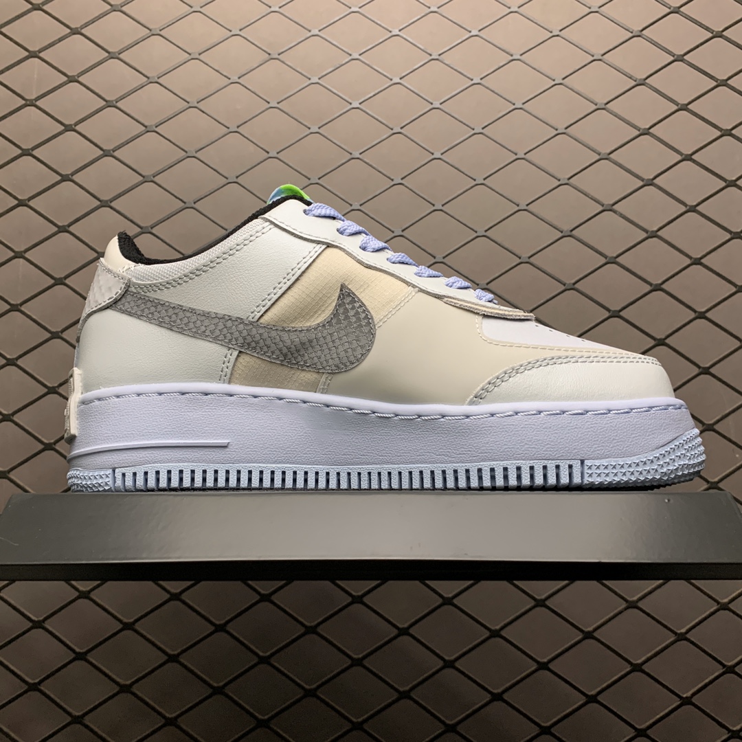 200 Nike Air Force 1 Shadow 解构系列空军一号低帮运动休闲板鞋 CV3027-001