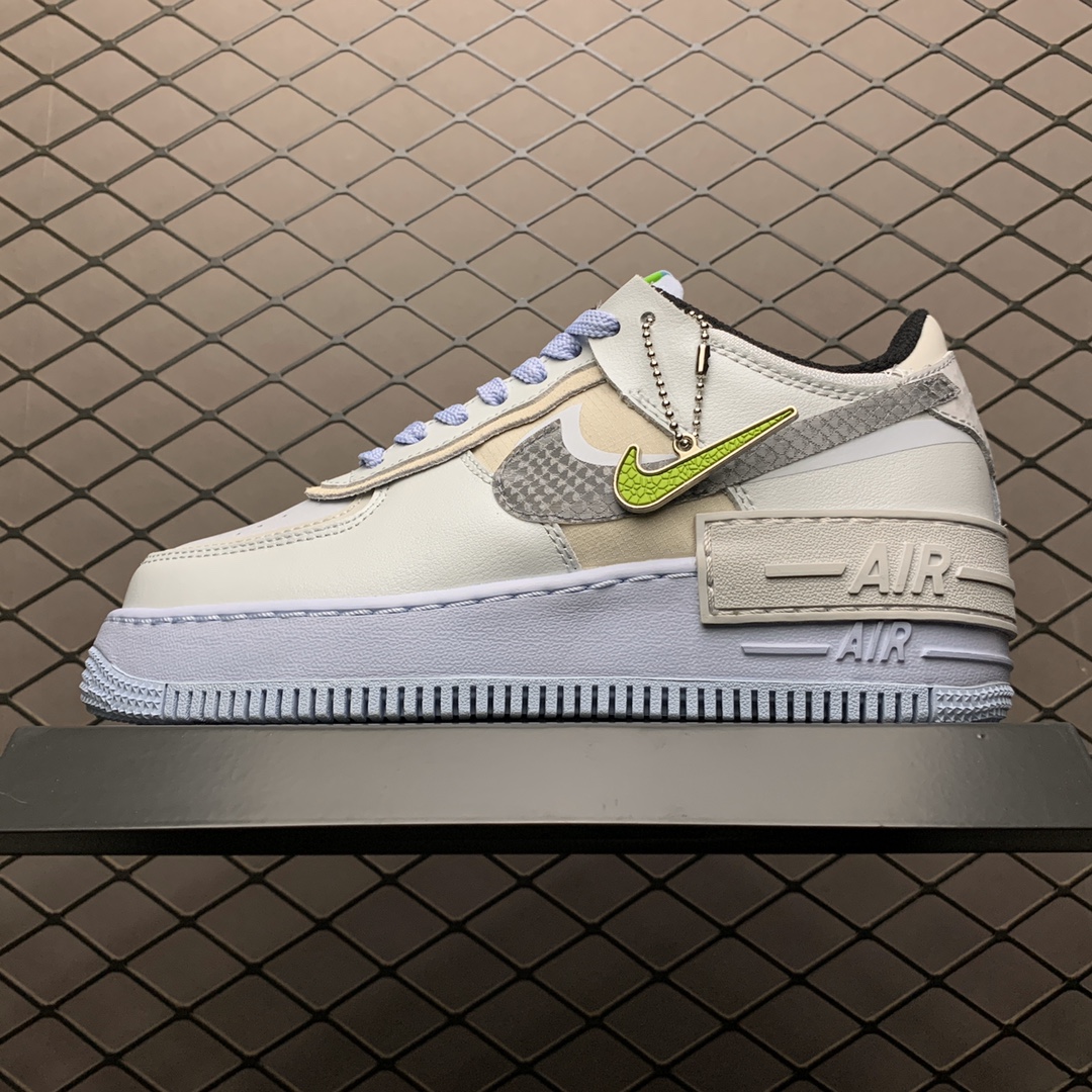 200 Nike Air Force 1 Shadow 解构系列空军一号低帮运动休闲板鞋 CV3027-001