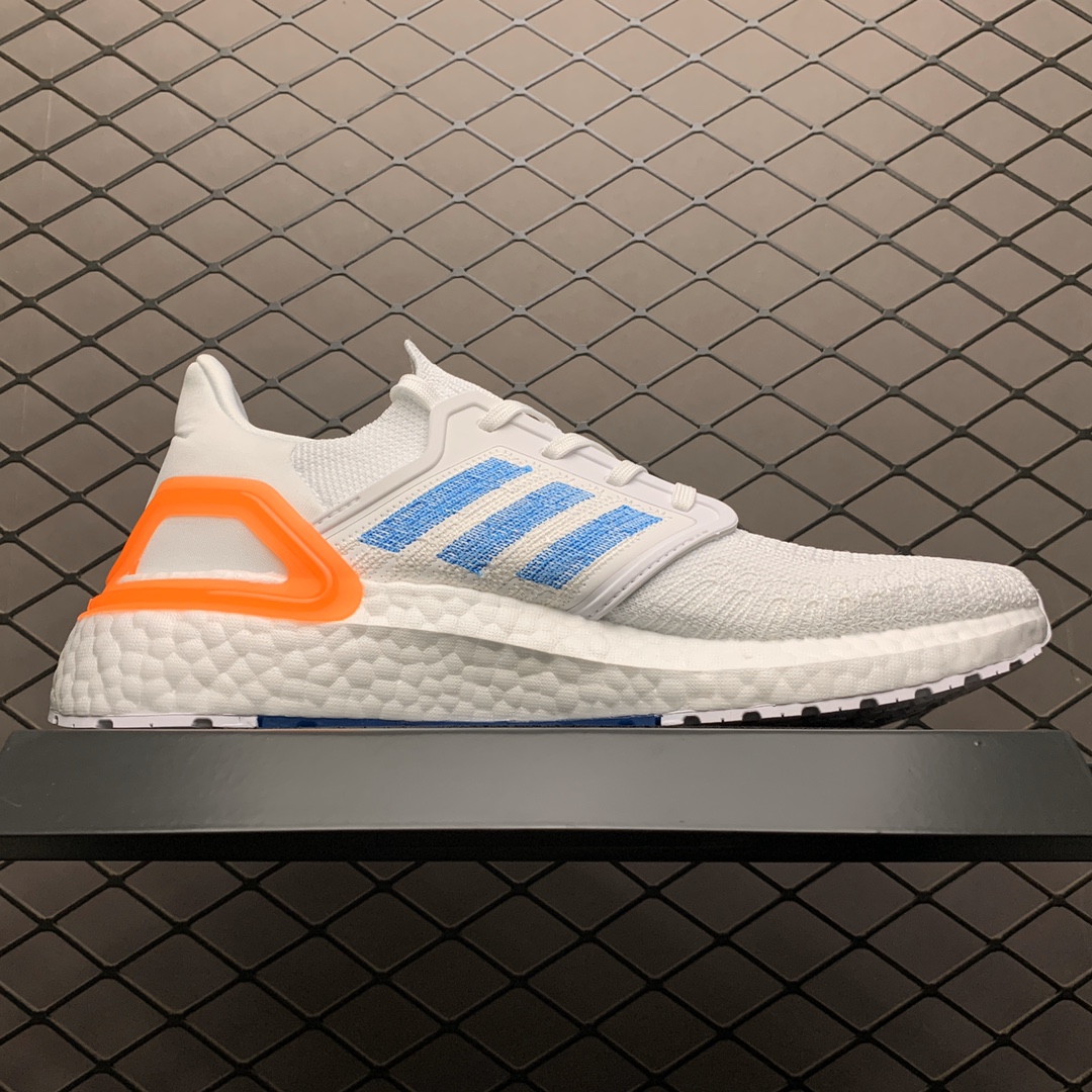 180 Adidas 阿迪达斯 Ultra Boost 20 爆米花中底休闲跑步鞋 EG0768