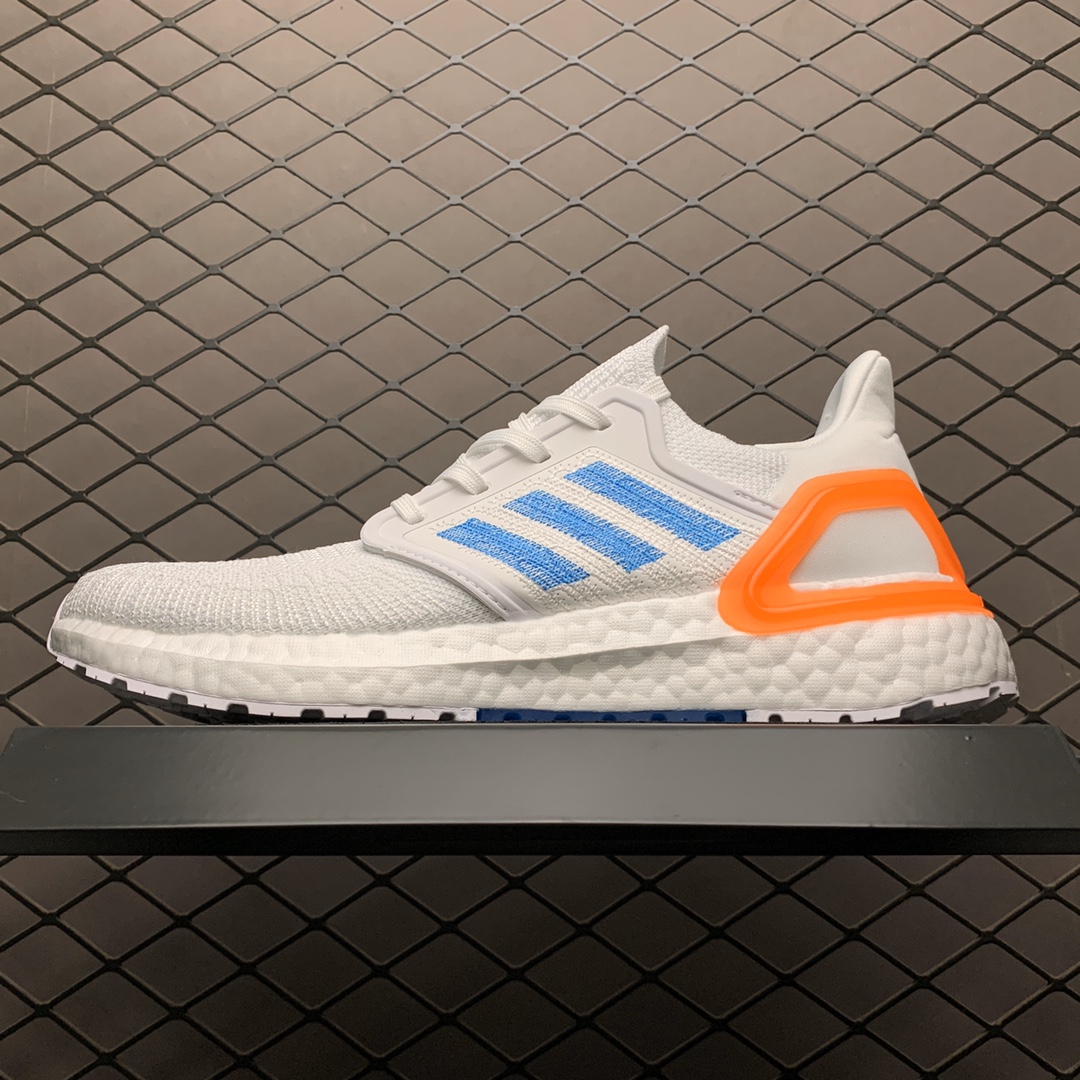 180 Adidas 阿迪达斯 Ultra Boost 20 爆米花中底休闲跑步鞋 EG0768