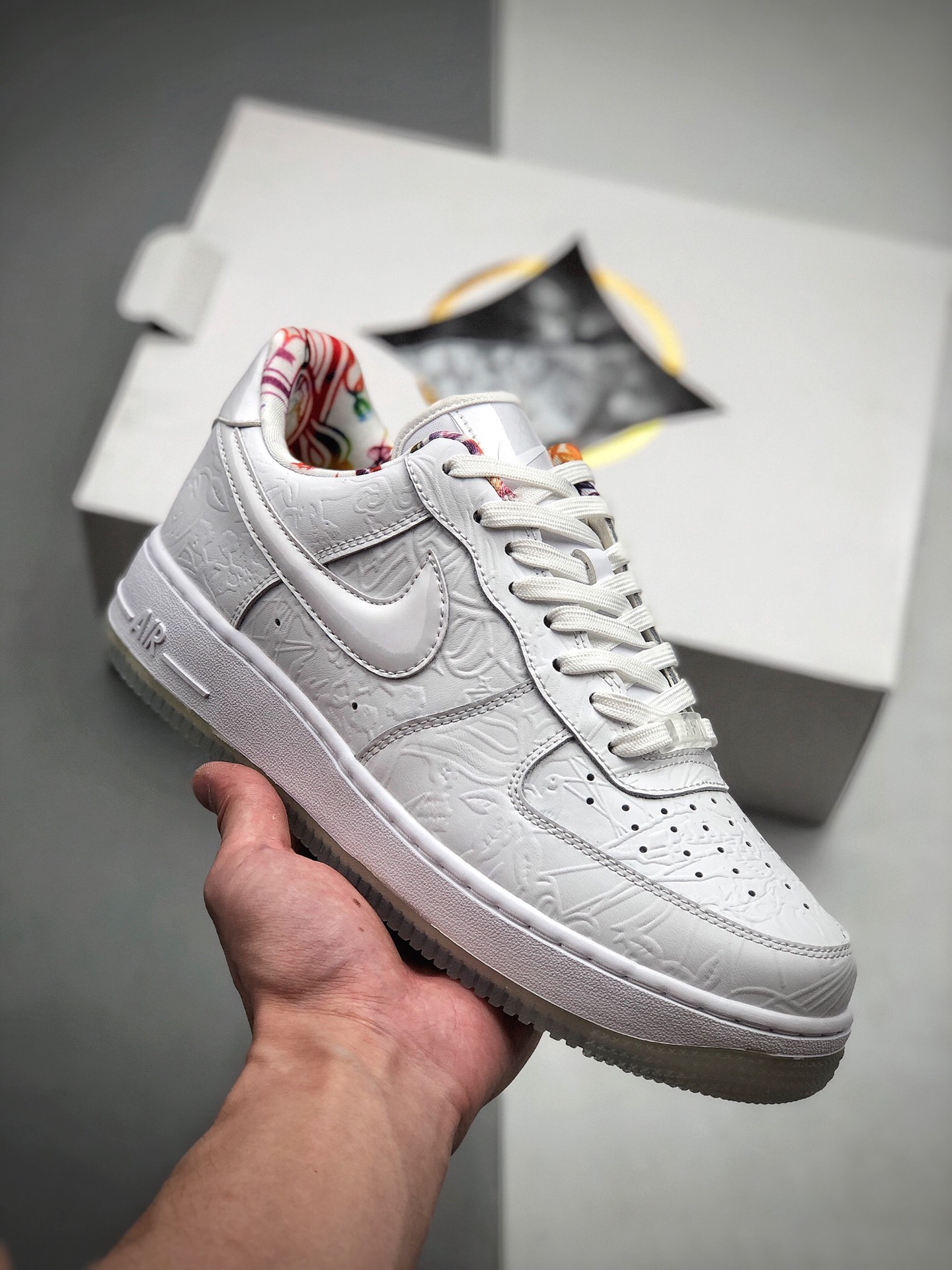 200  耐克Nike Air Force 1 Low”Chinese New Year” 空军 皮革白彩剪纸 CU8870-117