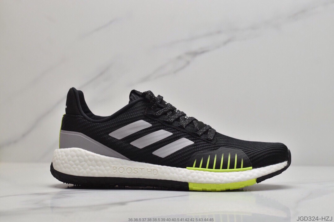 180 公司级 Adidas Pulse Boost hd Wnte U 复古休闲百搭运动跑鞋EH1473