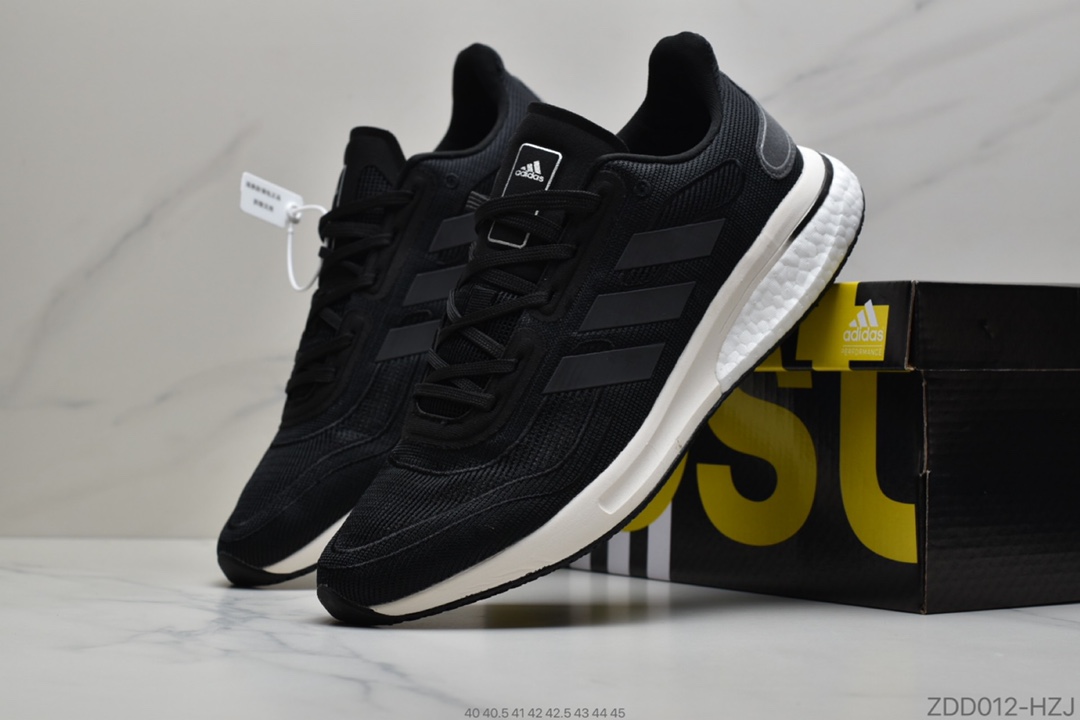 230 公司级 阿迪达斯Adidas Supernova Boost 2020 M超新星系列低帮轻量透气休闲运动鞋 货号：FV6021