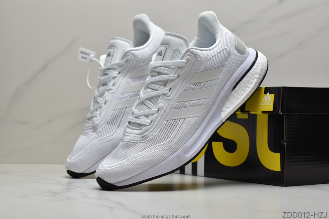 230 公司级 阿迪达斯Adidas Supernova Boost 2020 M超新星系列低帮轻量透气休闲运动鞋 货号：FV6021