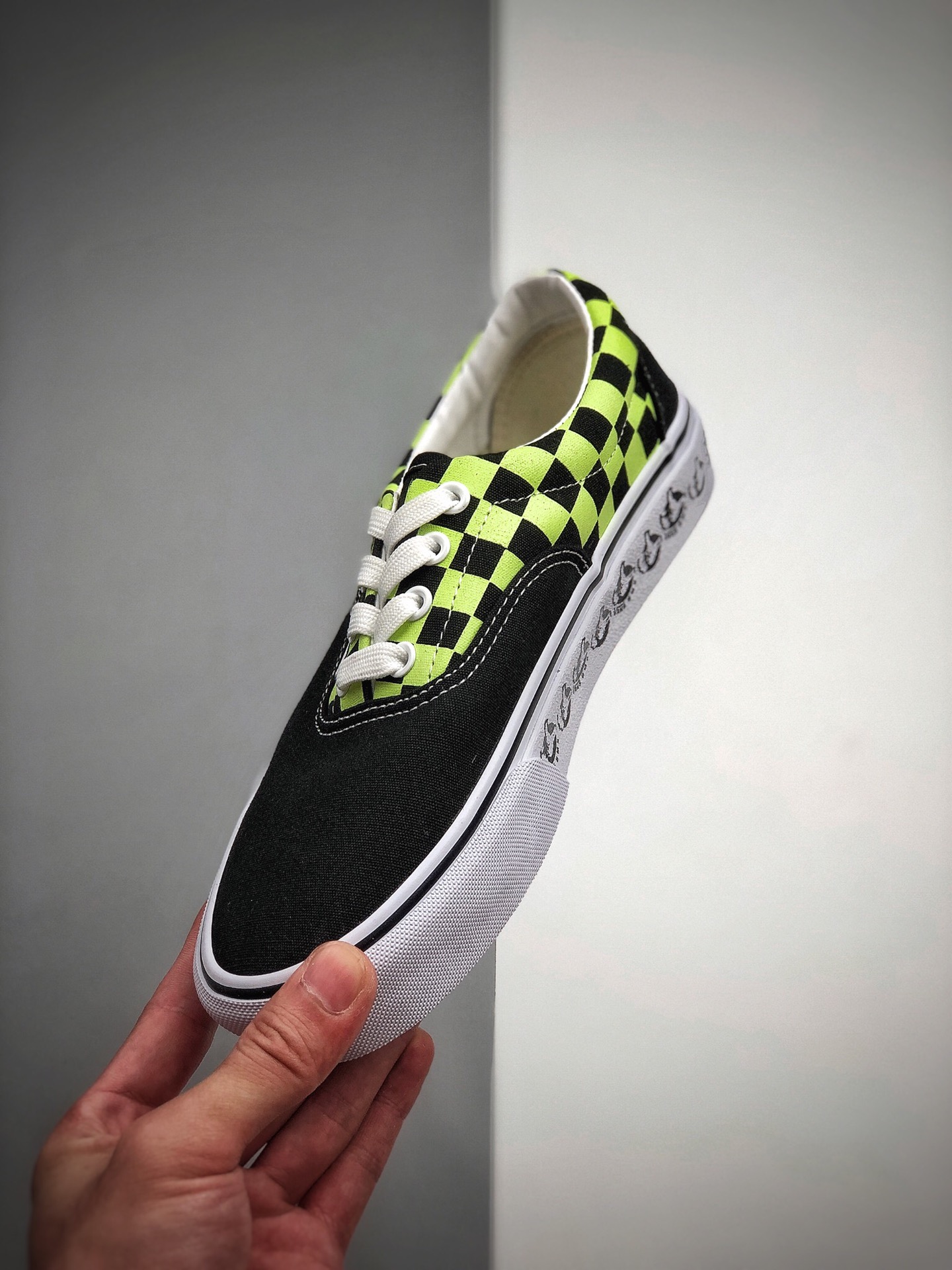 140   Vans Era 95 x BMX 联名 万斯 点赞系列 大拇指棋盘格 联名款 低帮硫化板鞋 米白 VN0A4BV4V3H 白蓝 VN0A4BV4V3X 黑绿 VN0A4BV4V3W