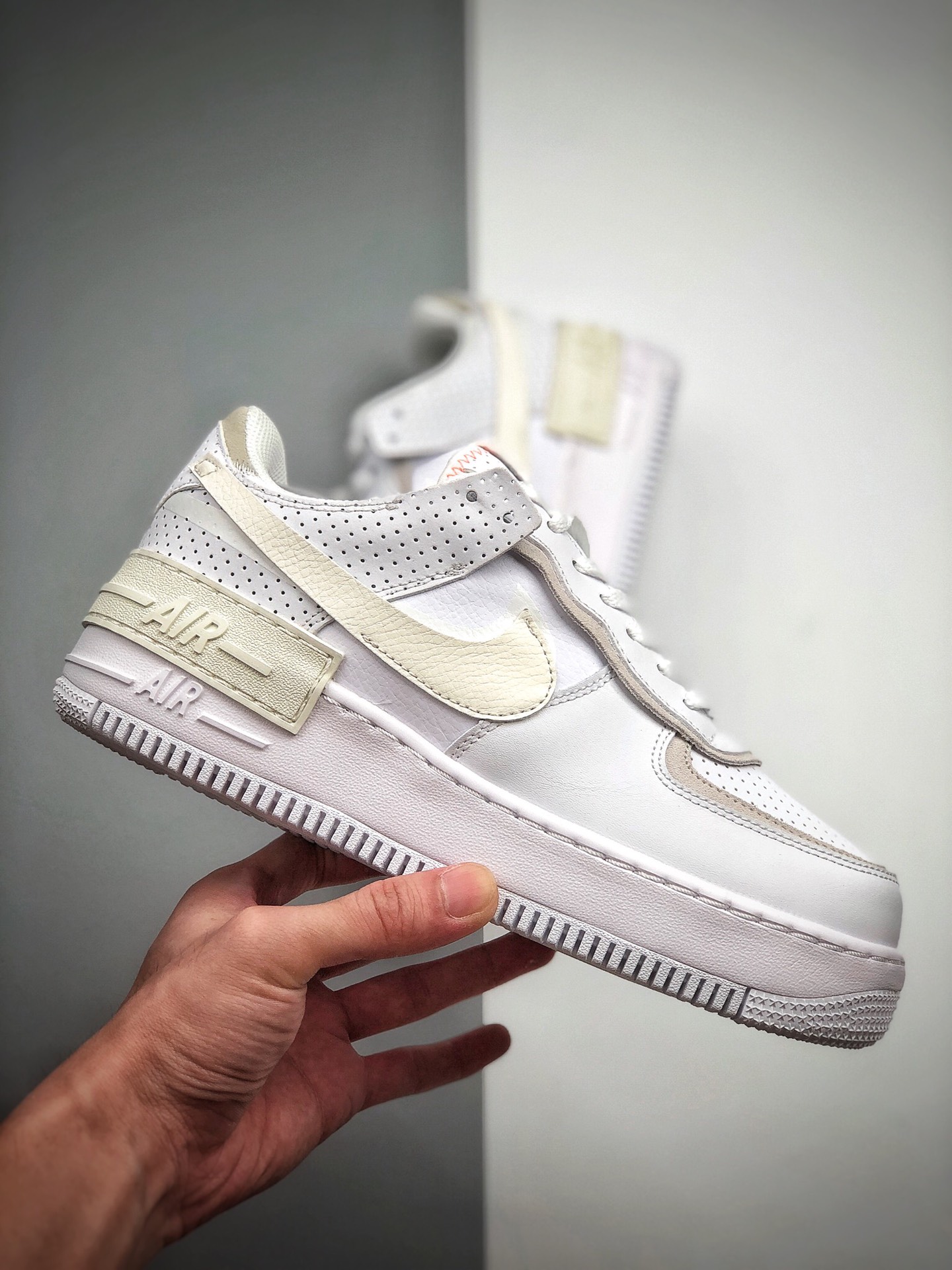 200 公司级Nike Air Force 1 Shadow 新配色马卡龙出货 CZ8107-100