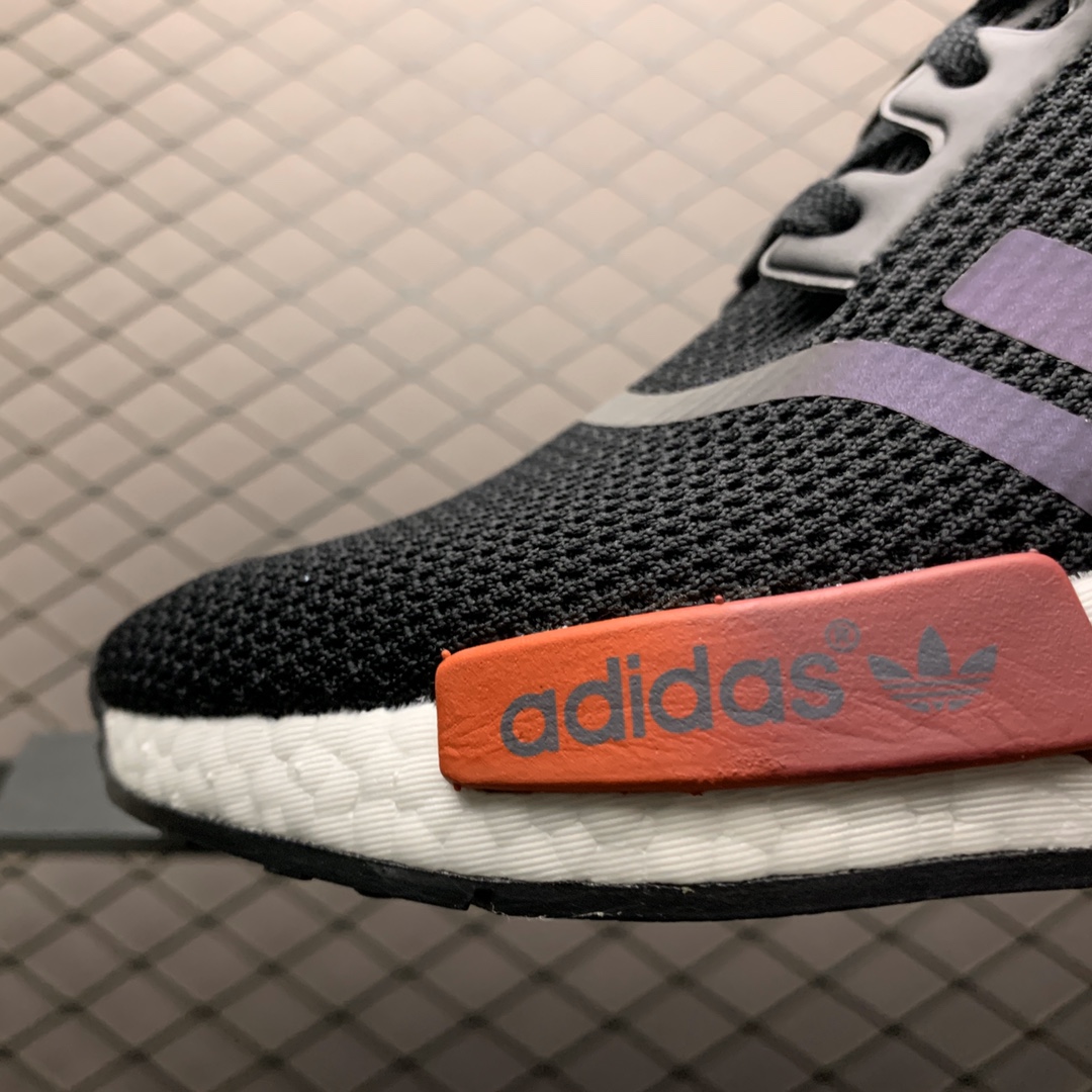 200 Adidas 阿迪达斯 NMD Boost 爆米花超弹中底 FW4365 针织网面休闲跑步鞋