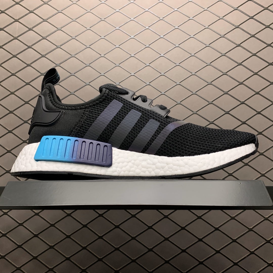 200 Adidas 阿迪达斯 NMD Boost 爆米花超弹中底 FW4365 针织网面休闲跑步鞋