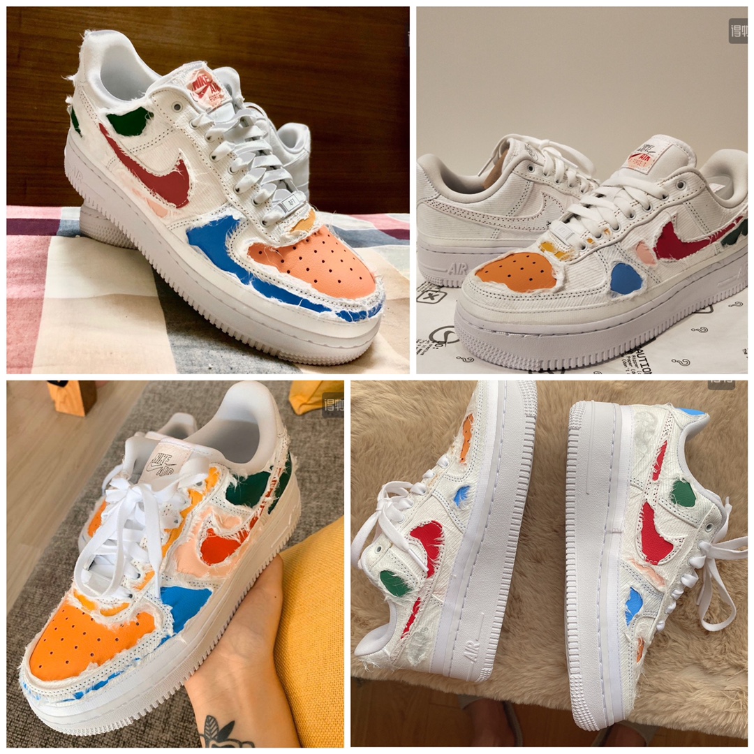 230 Nike Air Force 1'07 空军一号低帮运动休闲板鞋 CJ1650-101 撕撕乐