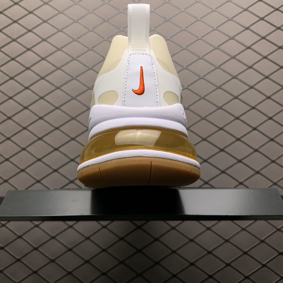 200 Nike Max 270 React 混合科技半掌气垫跑步鞋 CQ0208-101