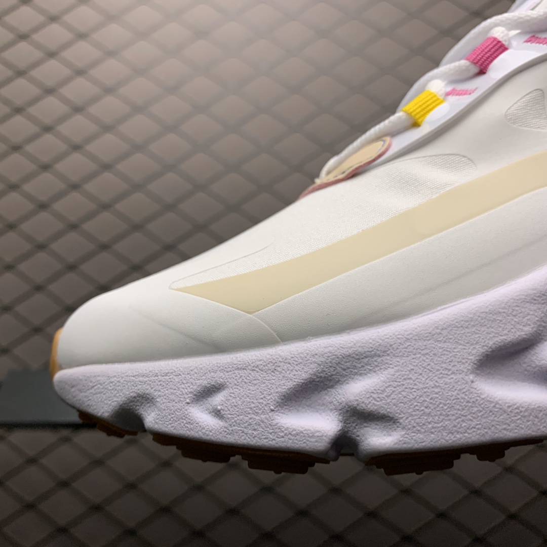 200 Nike Max 270 React 混合科技半掌气垫跑步鞋 CQ0208-101
