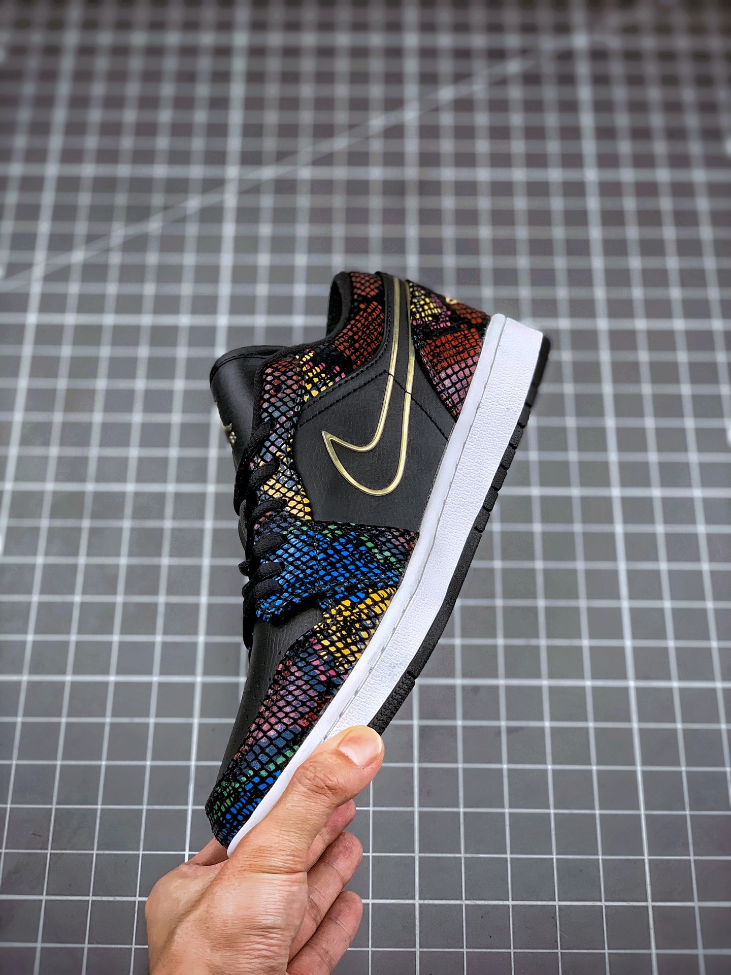 200 Air Jordan 1 Low 黄金蛇纹 AJ1乔1低帮休闲板鞋 CW5580-001