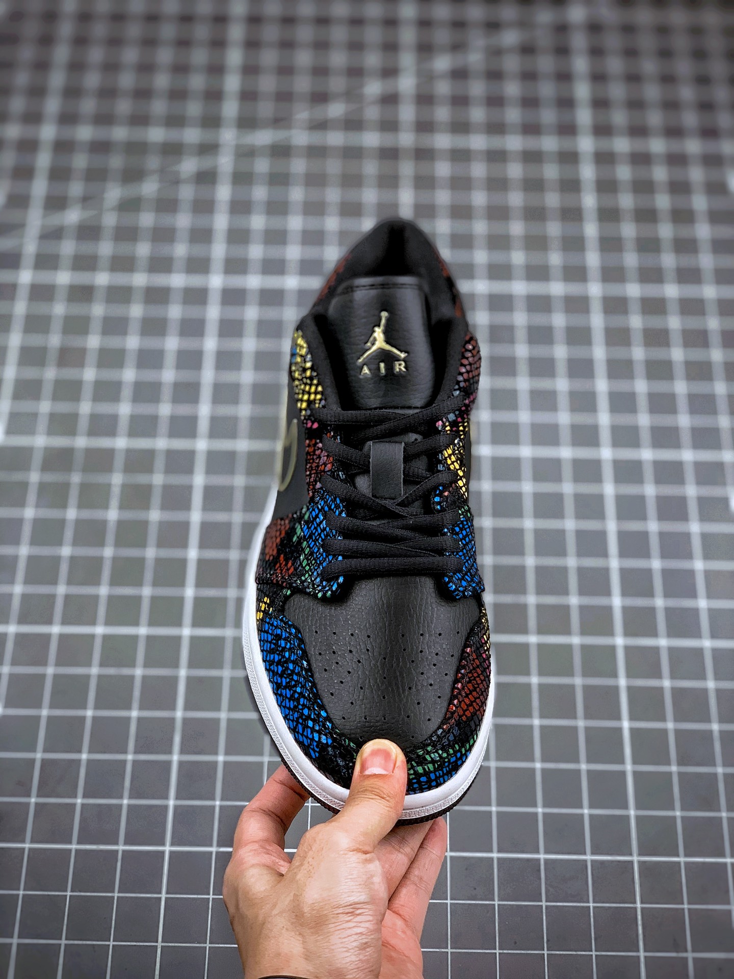 200 Air Jordan 1 Low 黄金蛇纹 AJ1乔1低帮休闲板鞋 CW5580-001