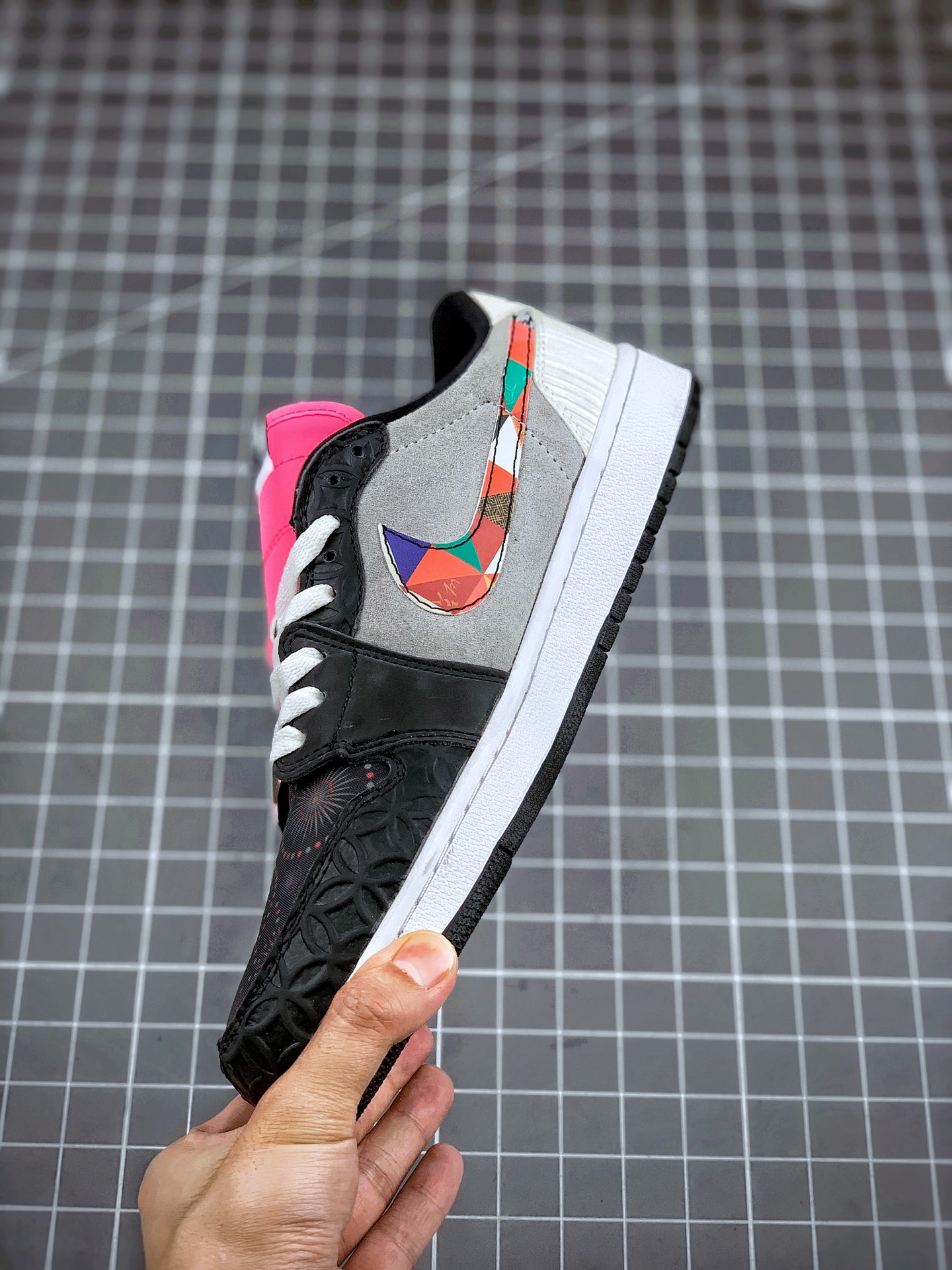 200 Air Jordan 1 Low ”CNY” 百家衣 AJ1乔1低帮休闲板鞋 CW0418-006