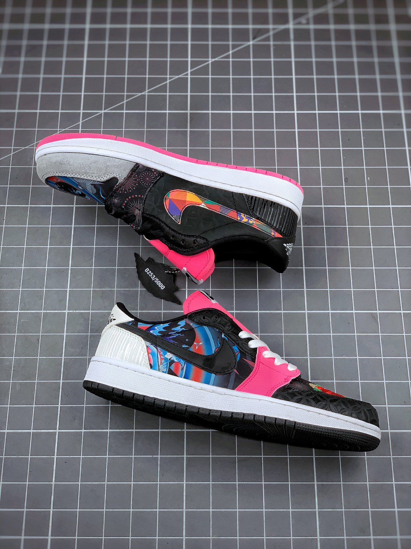 200 Air Jordan 1 Low ”CNY” 百家衣 AJ1乔1低帮休闲板鞋 CW0418-006