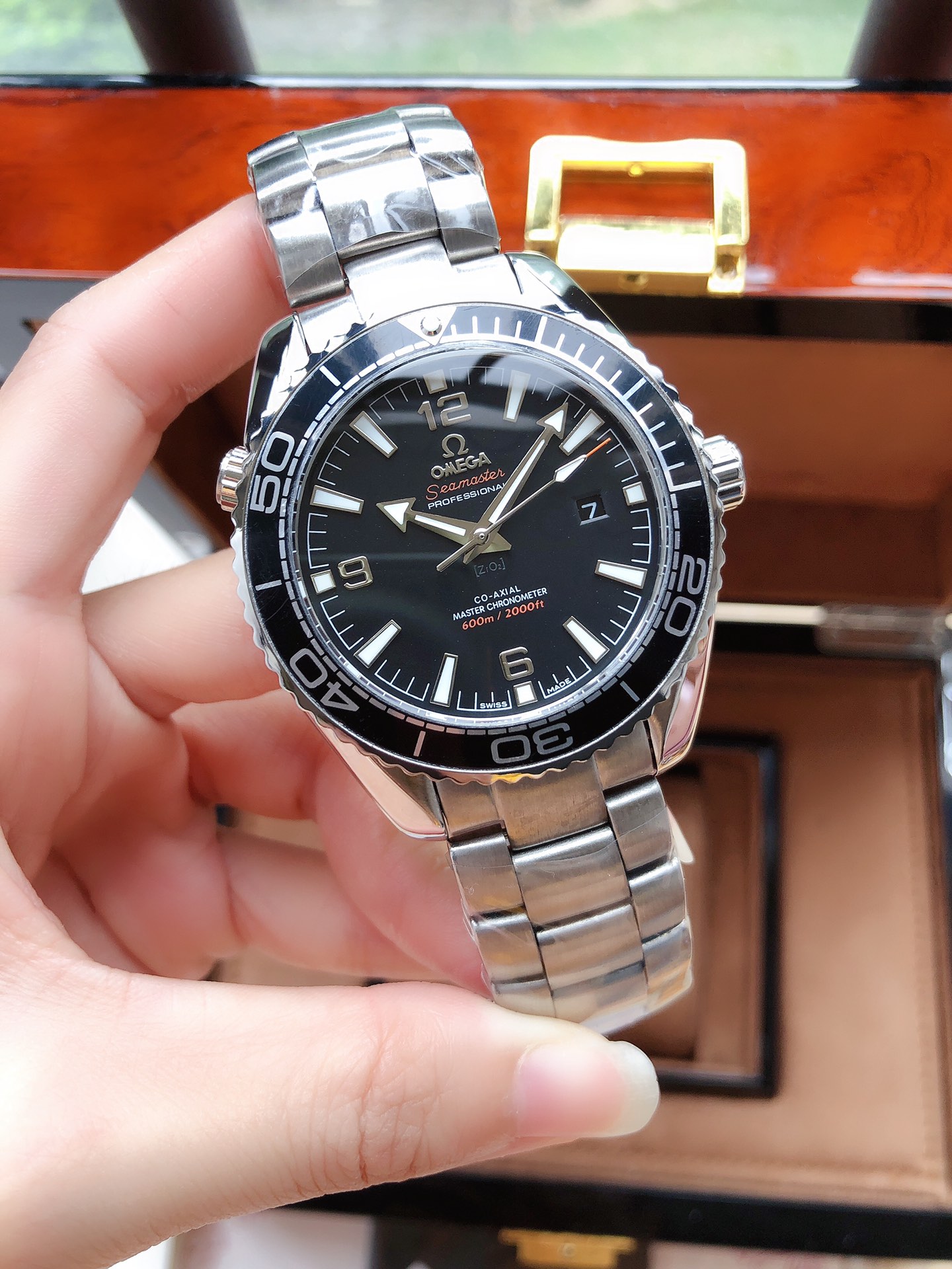 OMEGA欧米茄 海洋600米自動機械腕時計 43.5mm