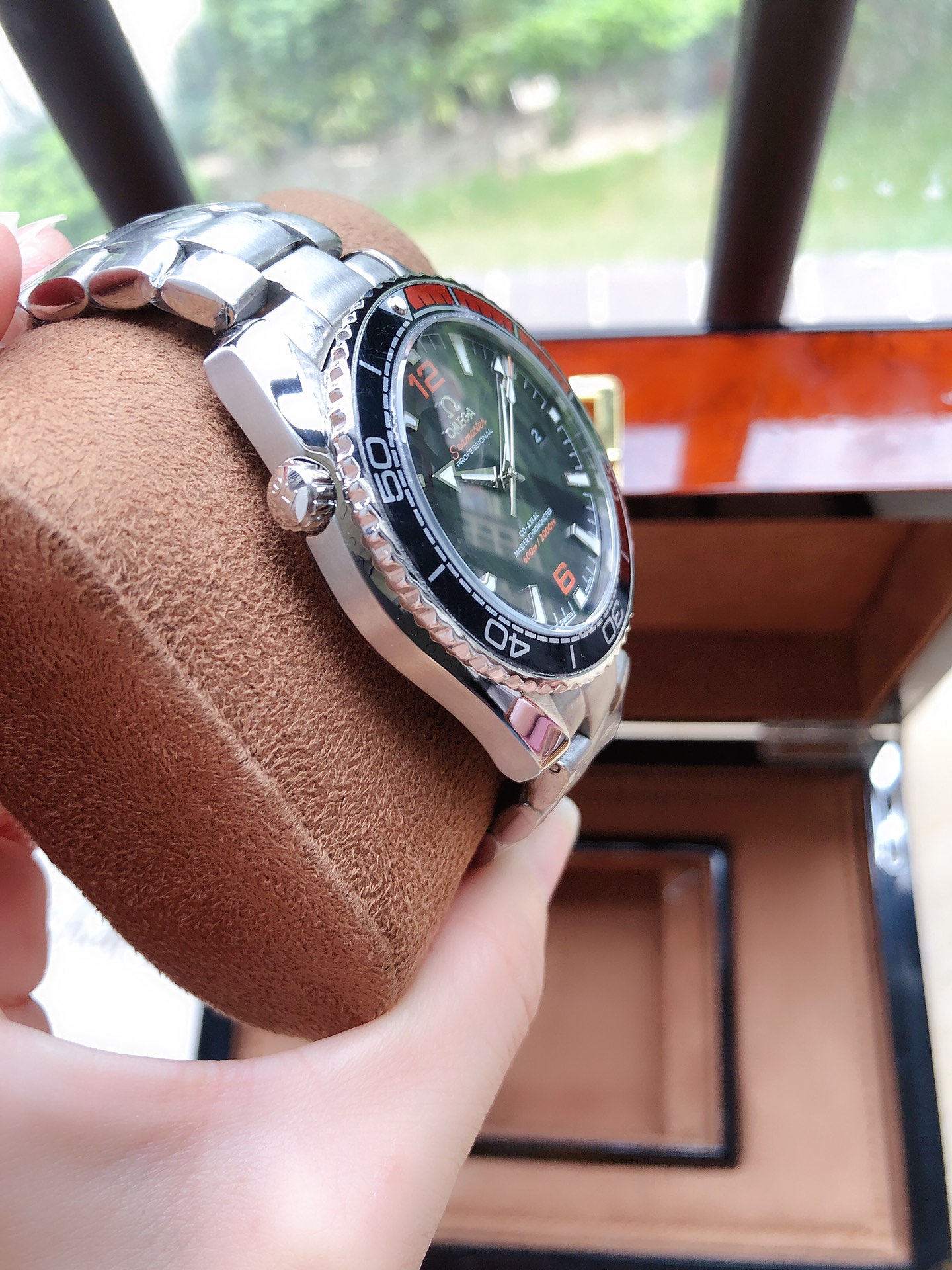 OMEGA欧米茄 海洋600米自動機械腕時計 316L精鋼製