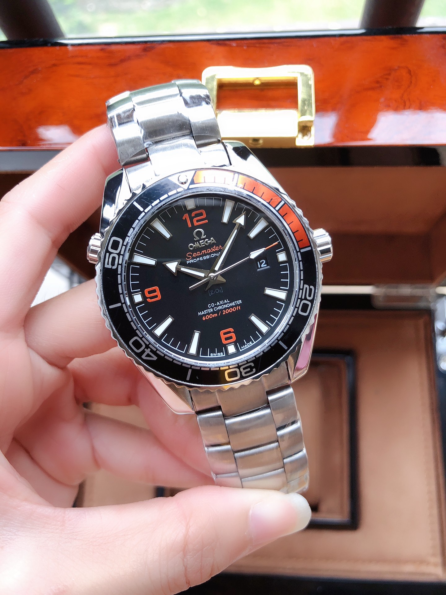 OMEGA欧米茄 海洋600米自動機械腕時計 316L精鋼製