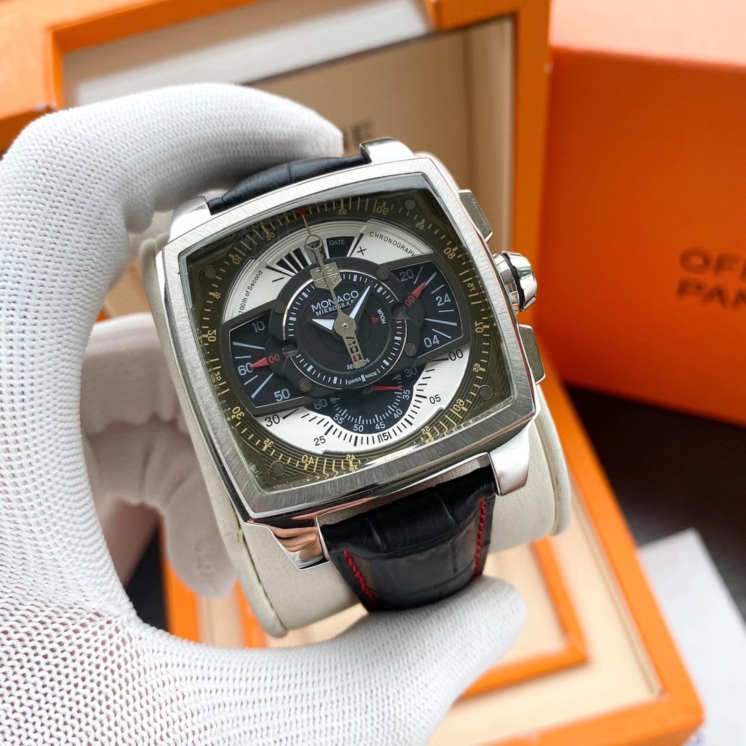 360. TAG Heuer Serie: Serie Monaco CAW211T.FC6440 Movimiento: Cronógrafo multifuncional importado y movimient…