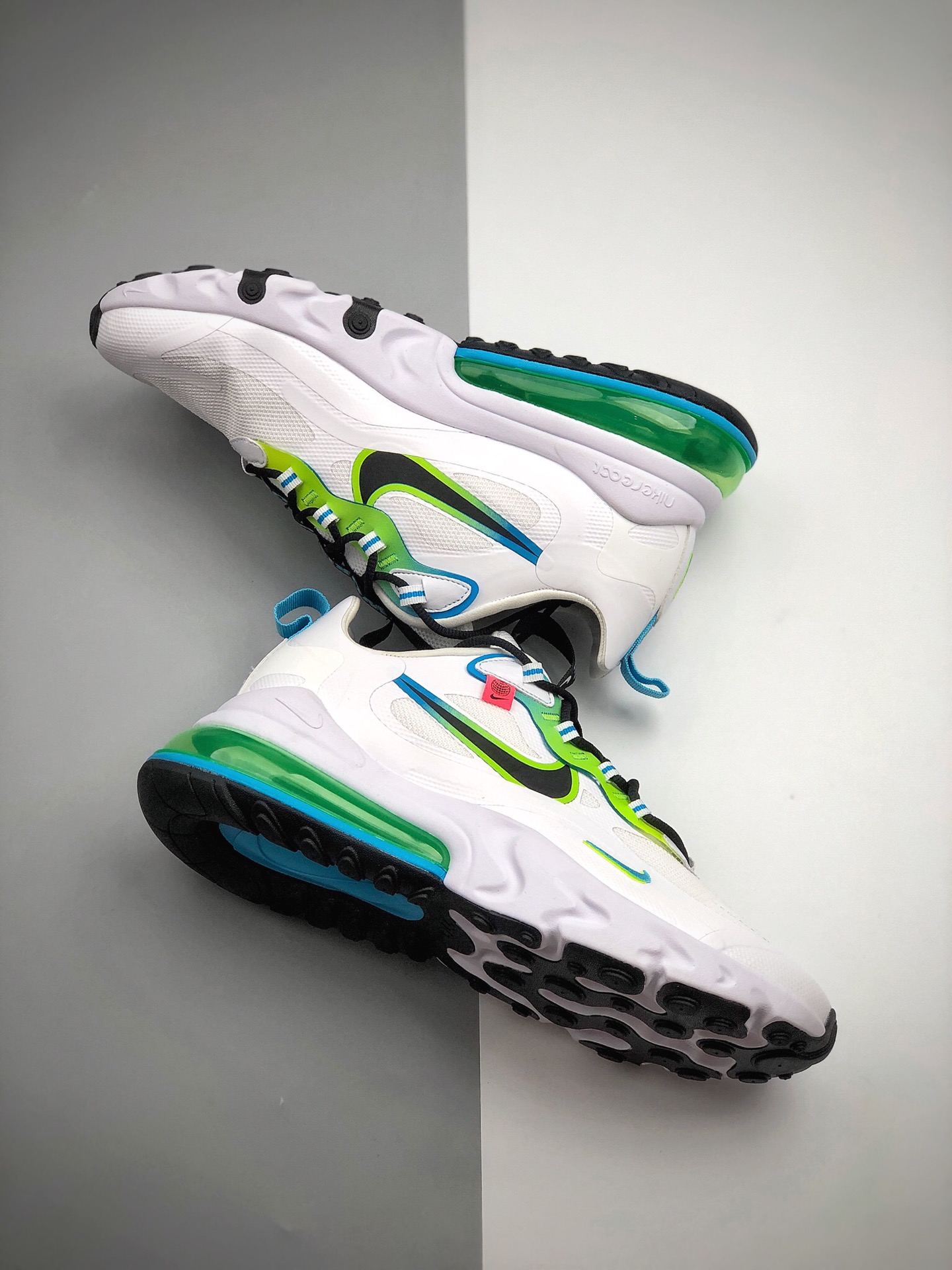 190 公司级 Max 270 半掌气垫 白绿色 AIR MAX 270 React CK6457-100