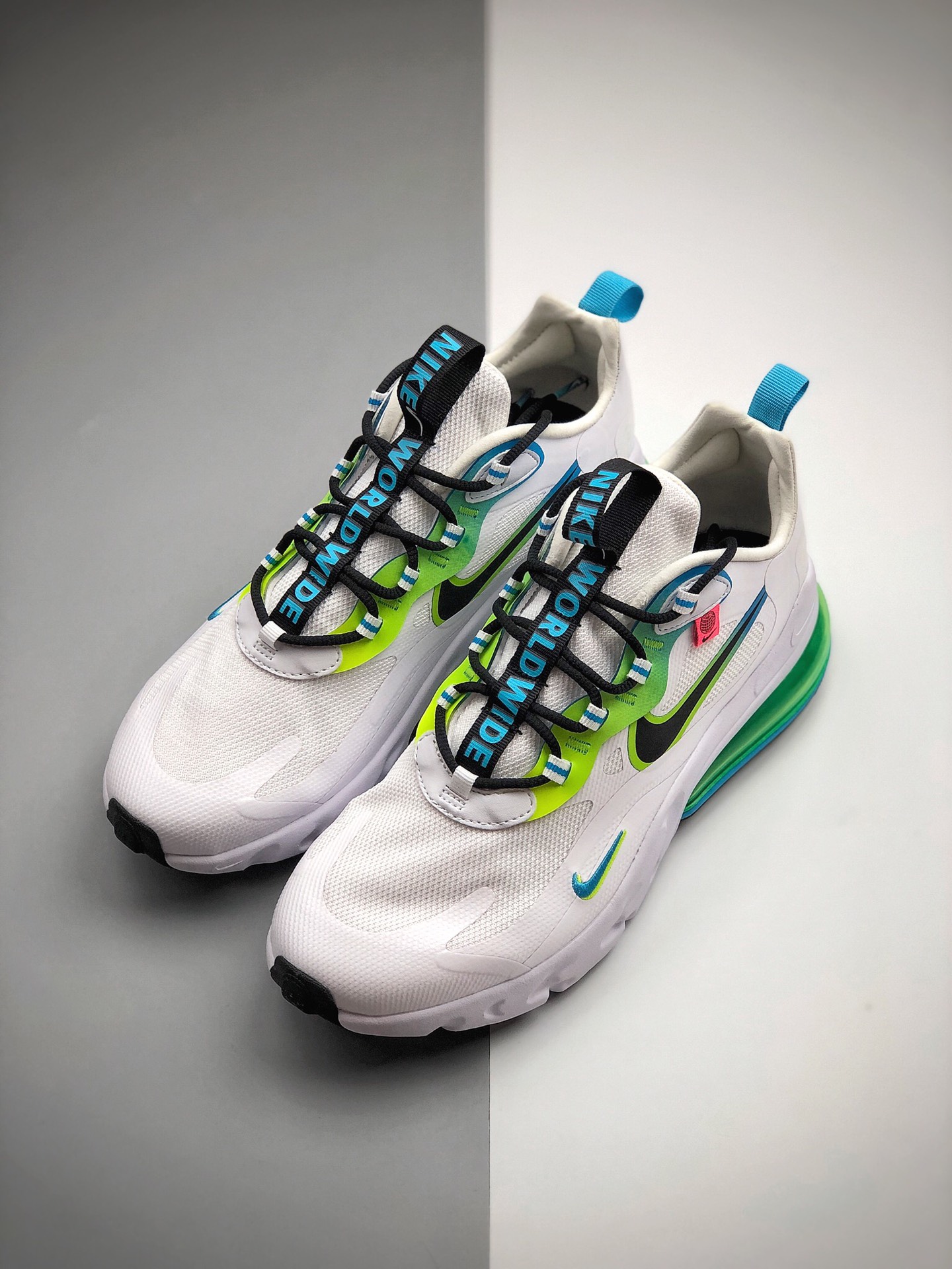 190 公司级 Max 270 半掌气垫 白绿色 AIR MAX 270 React CK6457-100