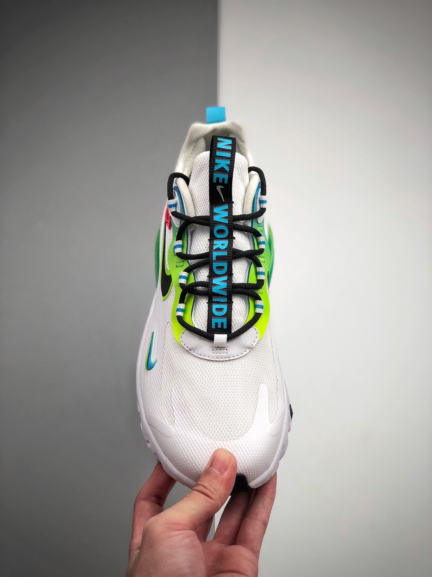 190 公司级 Max 270 半掌气垫 白绿色 AIR MAX 270 React CK6457-100
