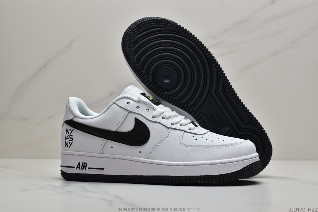 130 耐克Nike Air Force 1 Utility White BLACK Low 空军一号低帮运动休闲板鞋  CW7297-100